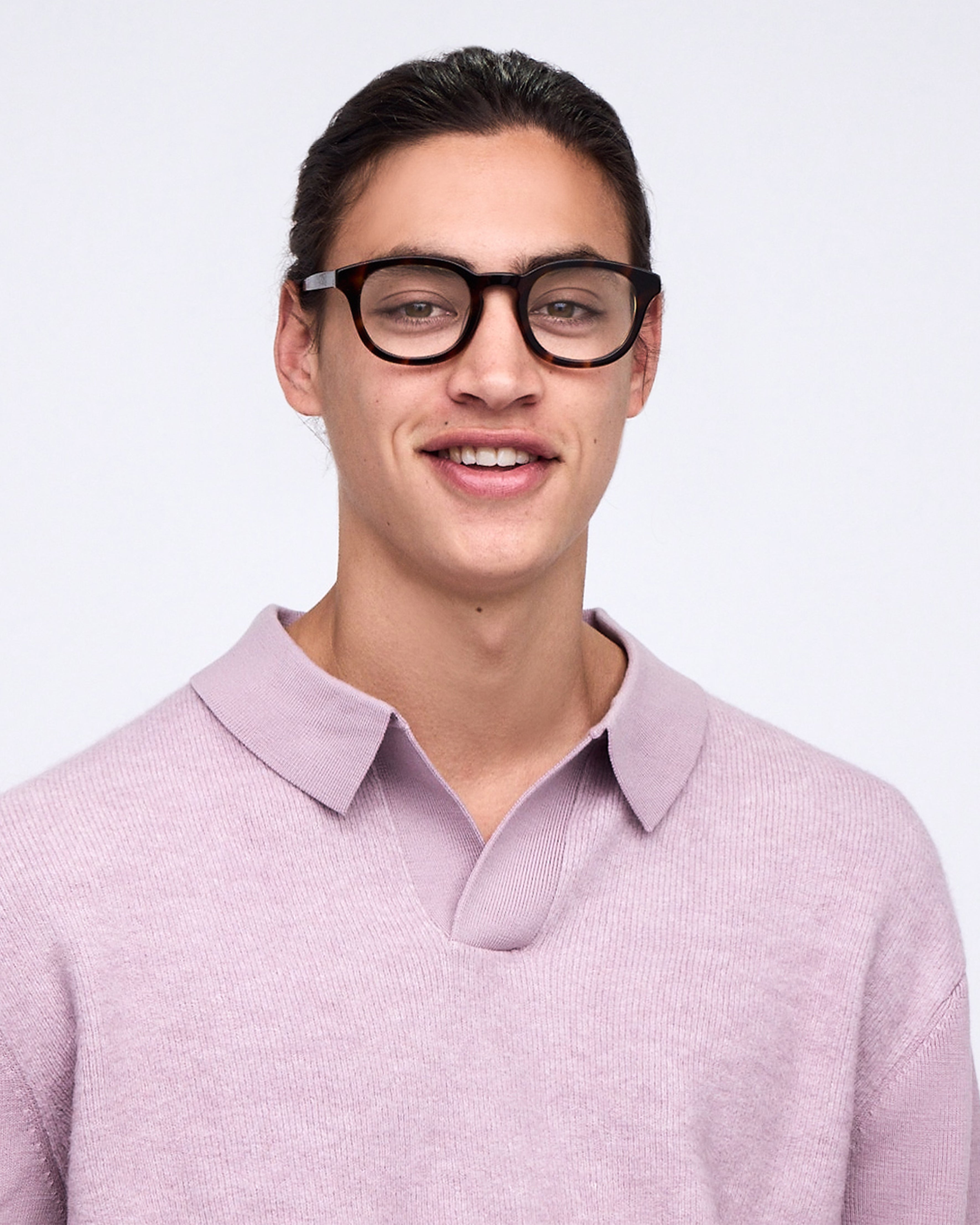 men Atticus Eyeglasses round tort acetate