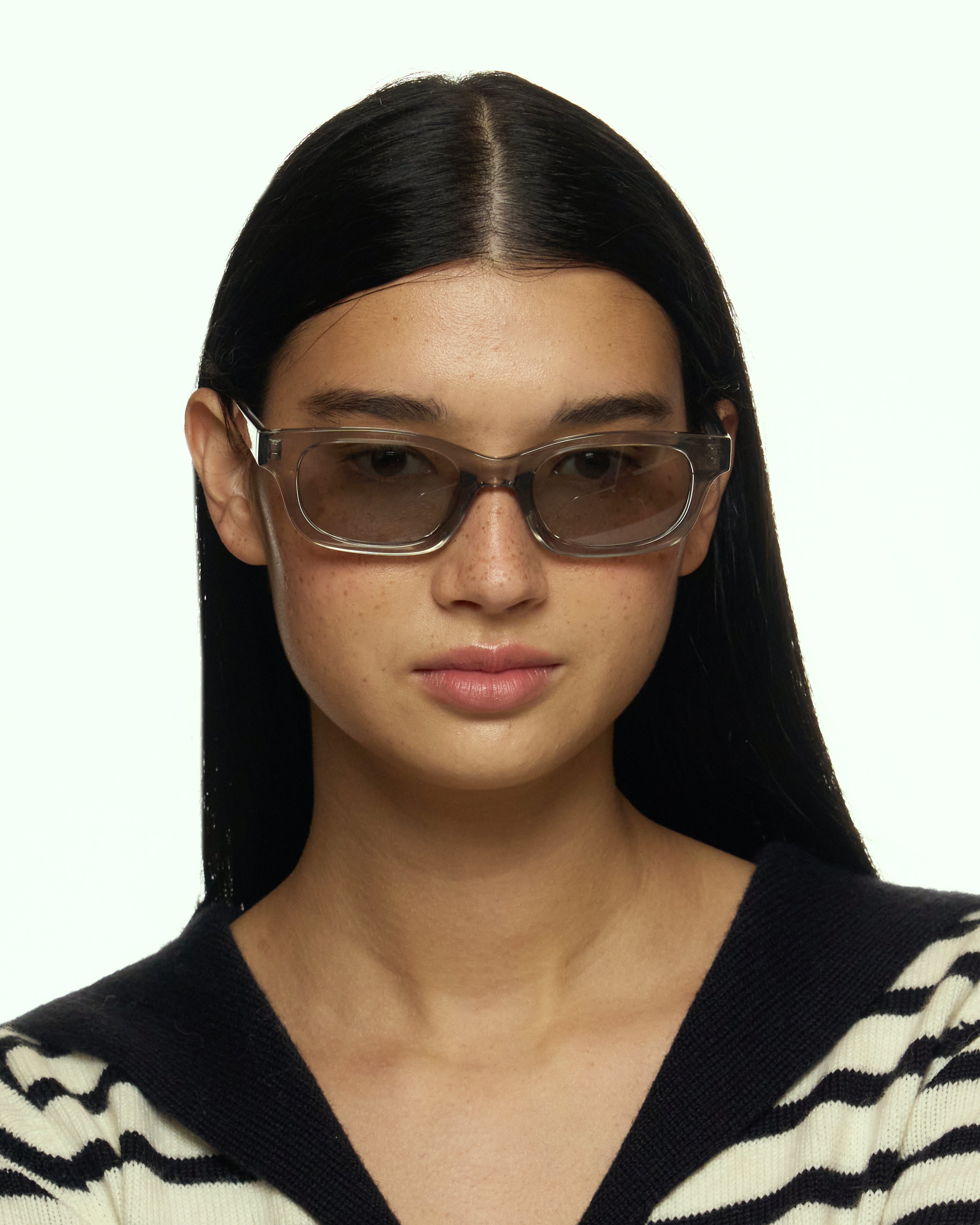women Dane Sunglasses rectangle Gray recycled polyester