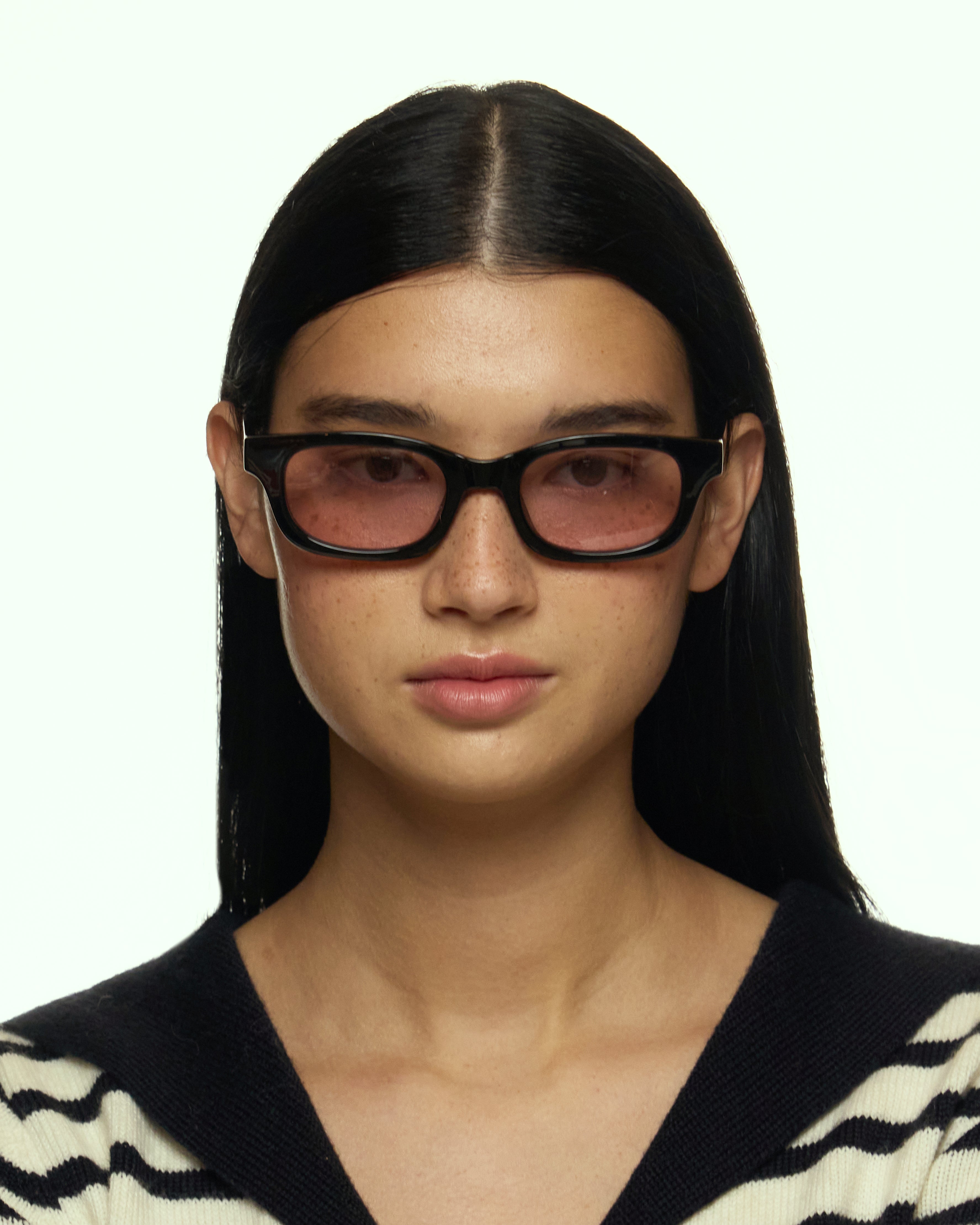 women Dane Sunglasses rectangle Black recycled polyester