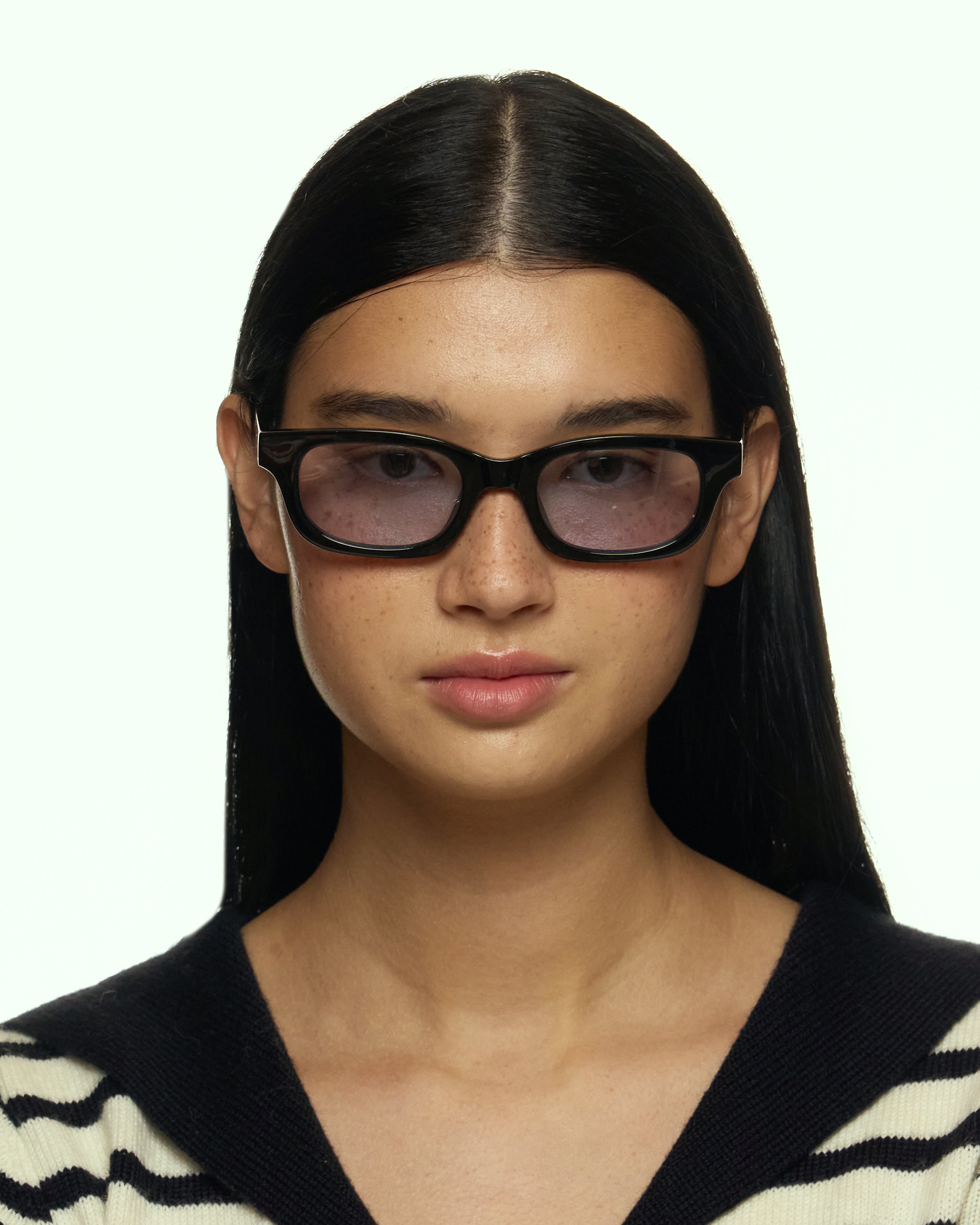 women Dane Sunglasses rectangle Black recycled polyester