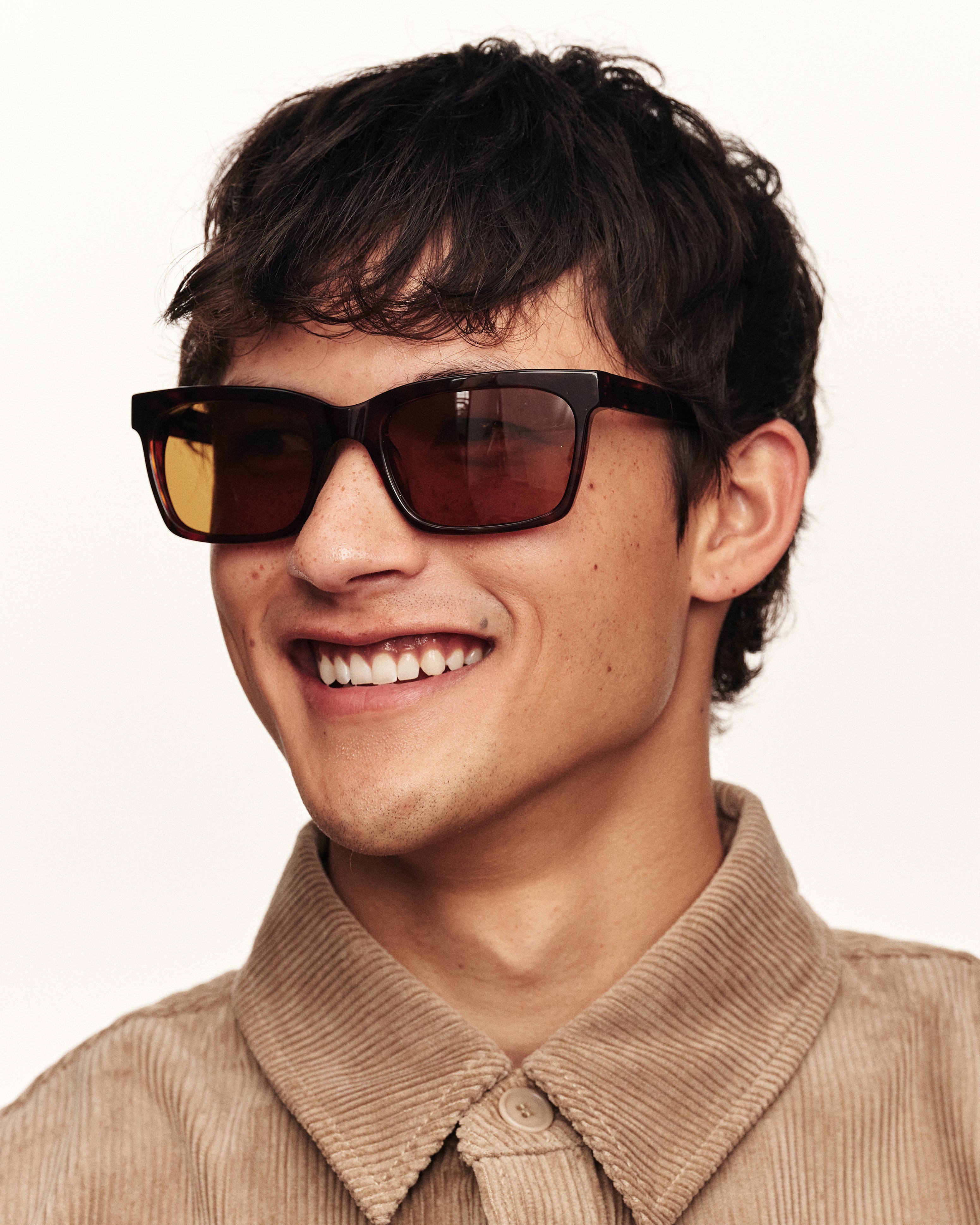 men Dean Wide Sunglasses rectangle tort acetate