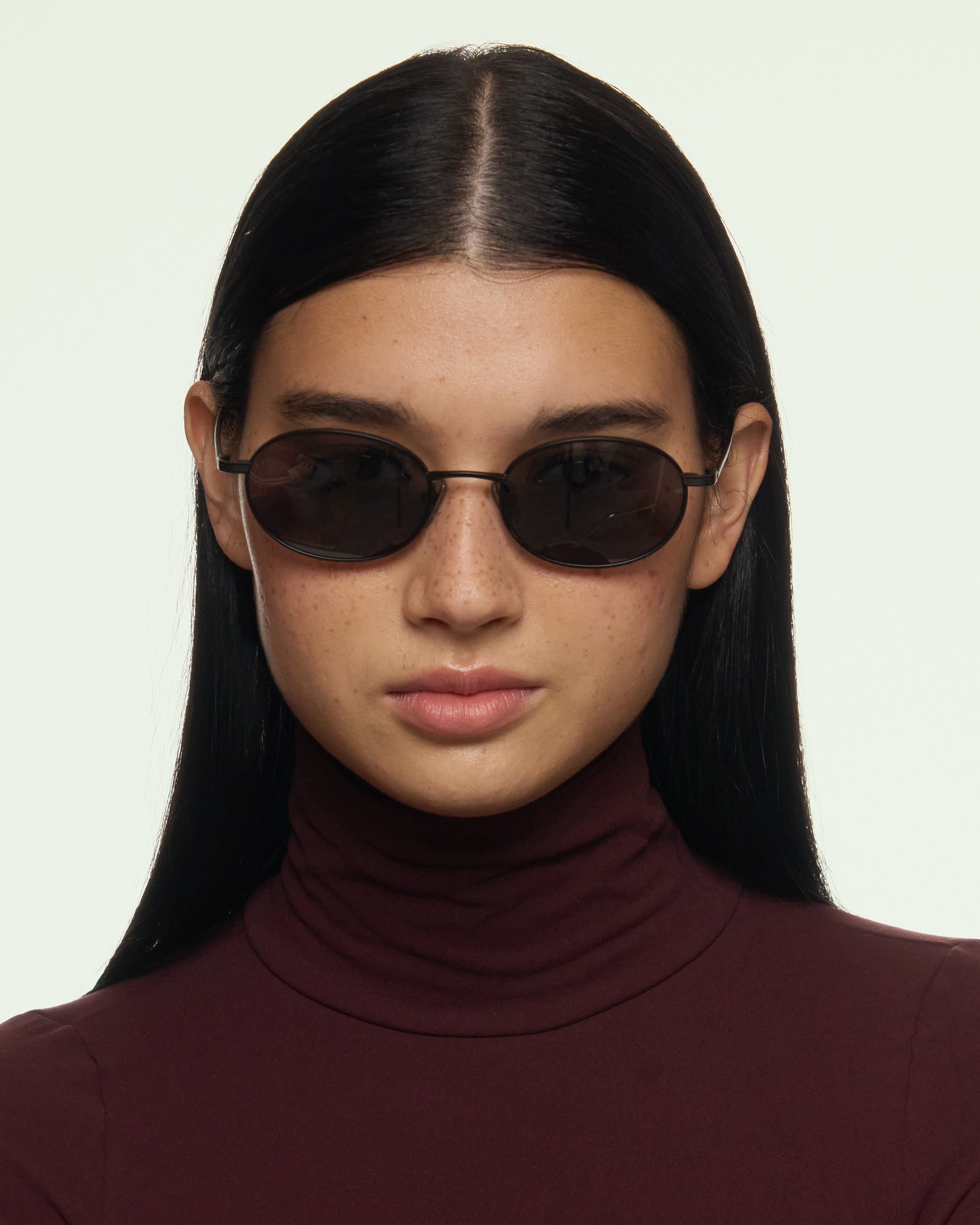 women Sloane Sunglasses pilot Black metal