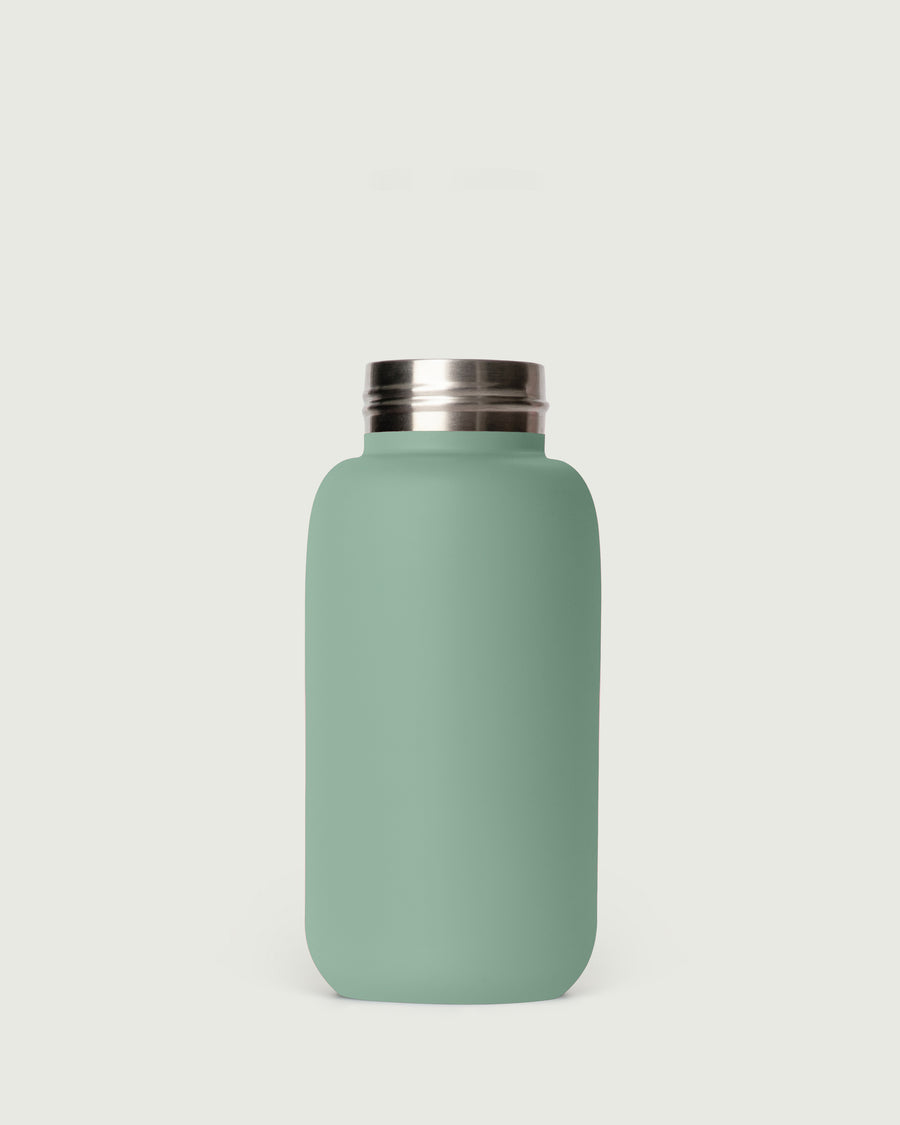 16oz Bottle Sunnies Flask Tumbler green front