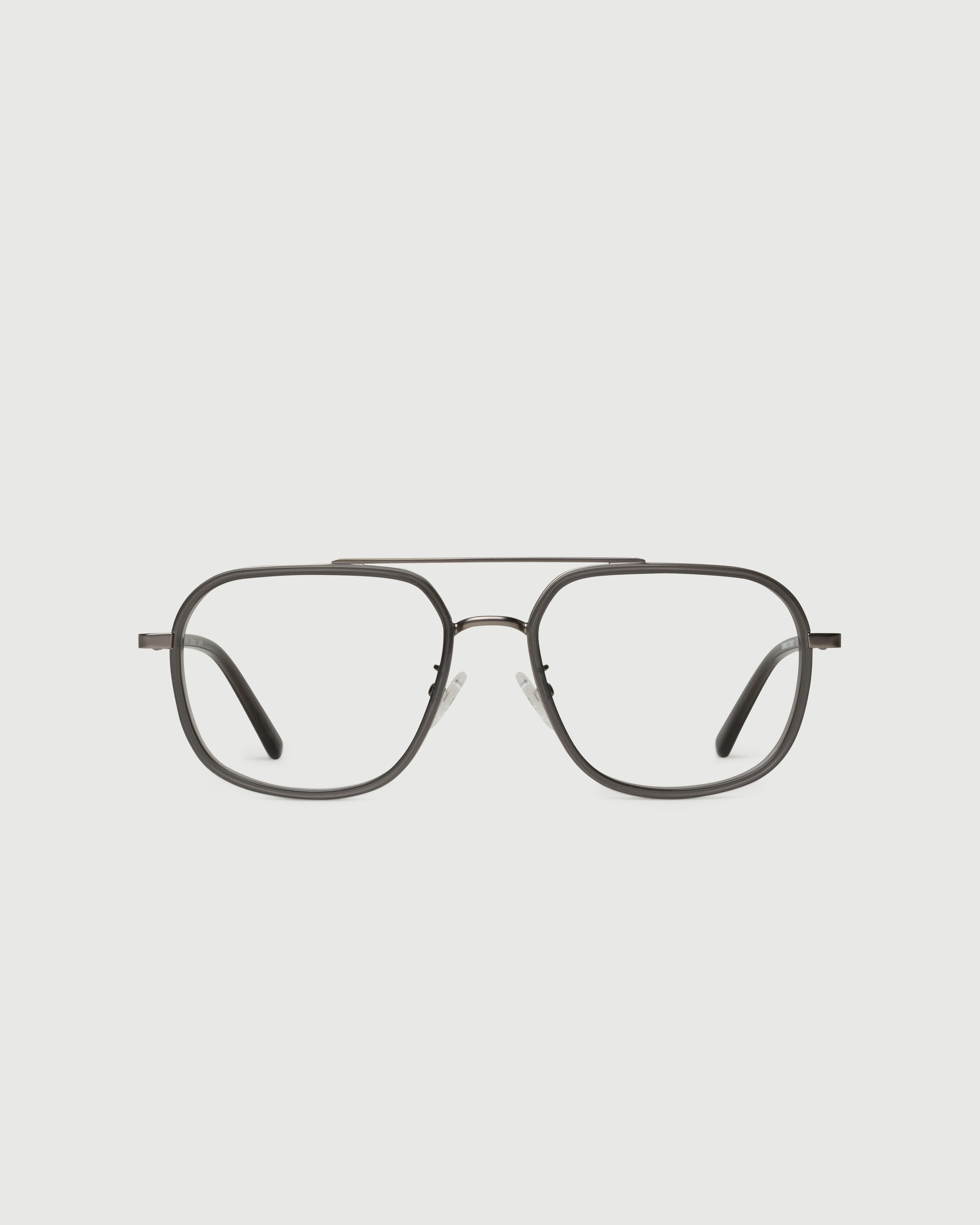 Locket::Octavio Eyeglasses pilot black metal front
