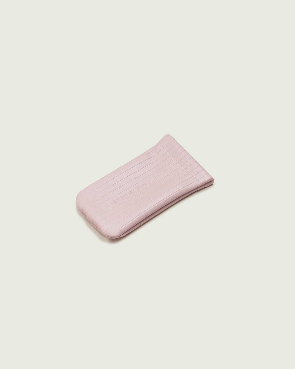 Lychee::Ribbed Sac Eyewear case pink  top