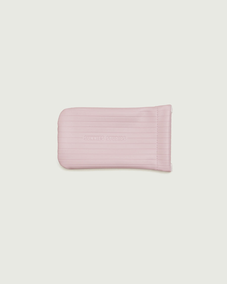 Ribbed Sac Eyewear case pink  front