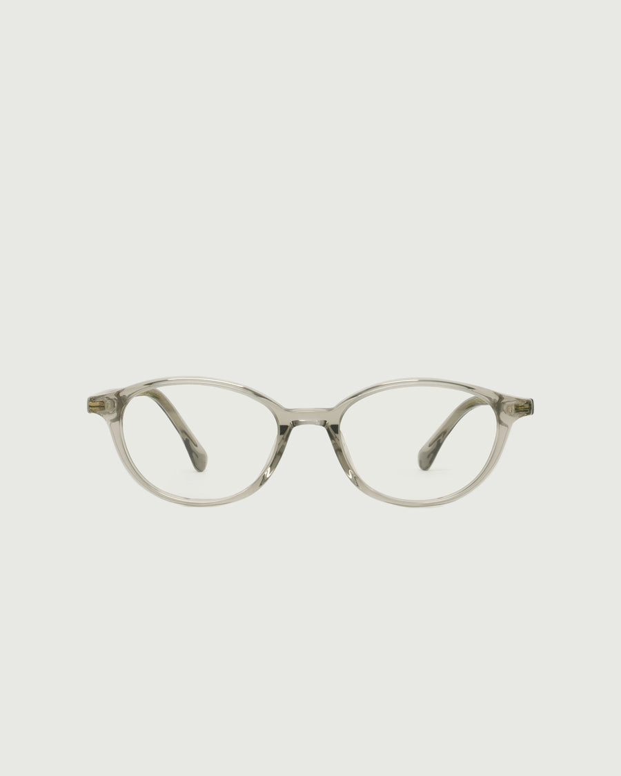 Millhouse Eyeglasses round Gray acetate front