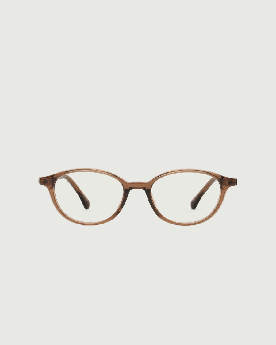 Millhouse Eyeglasses round Brown acetate front
