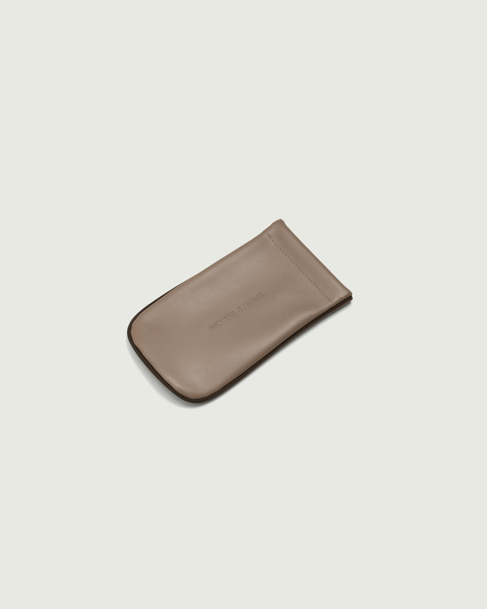 Mocha::Two Tone Sac Eyewear case brown  top