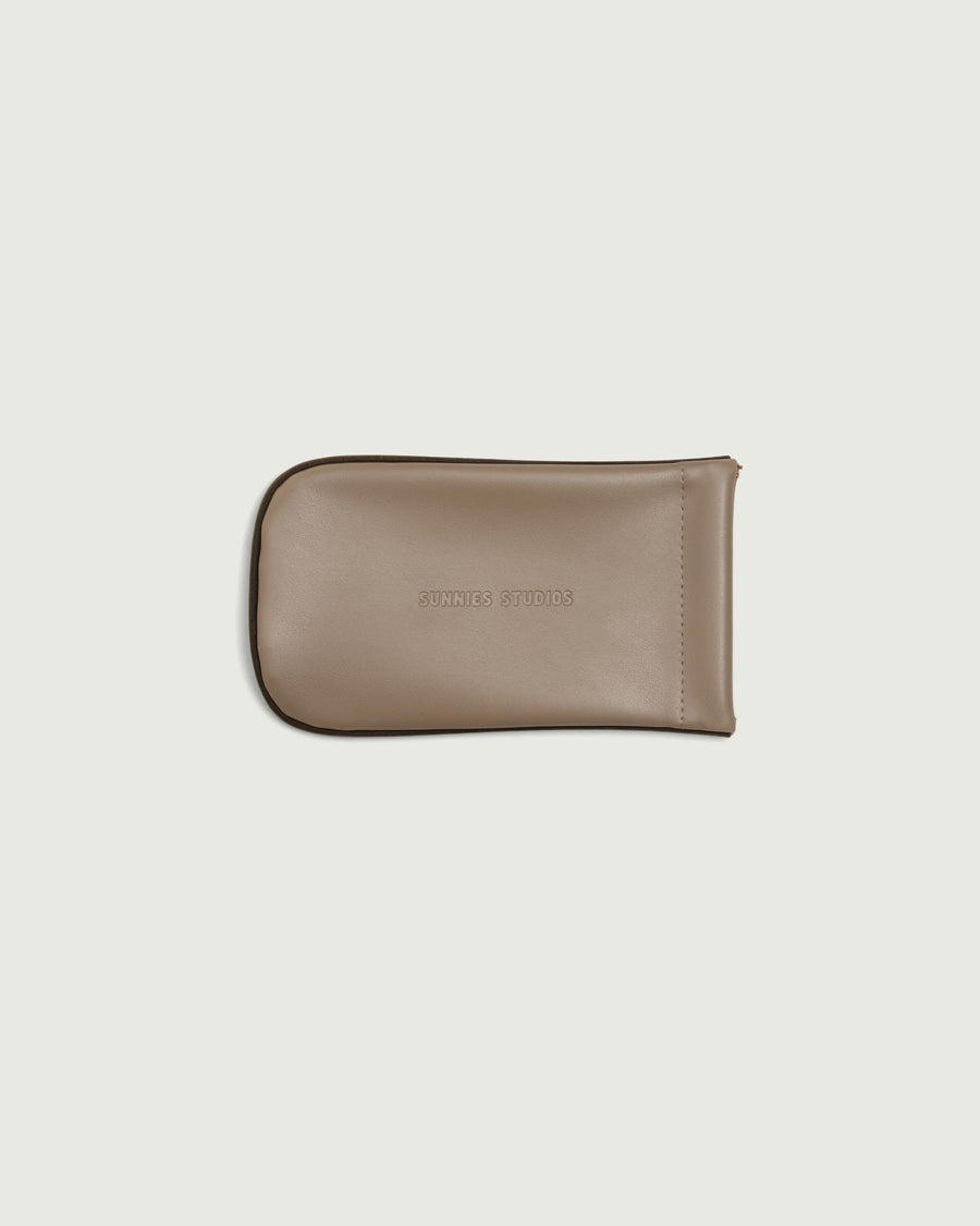 Two Tone Sac Eyewear case brown  front