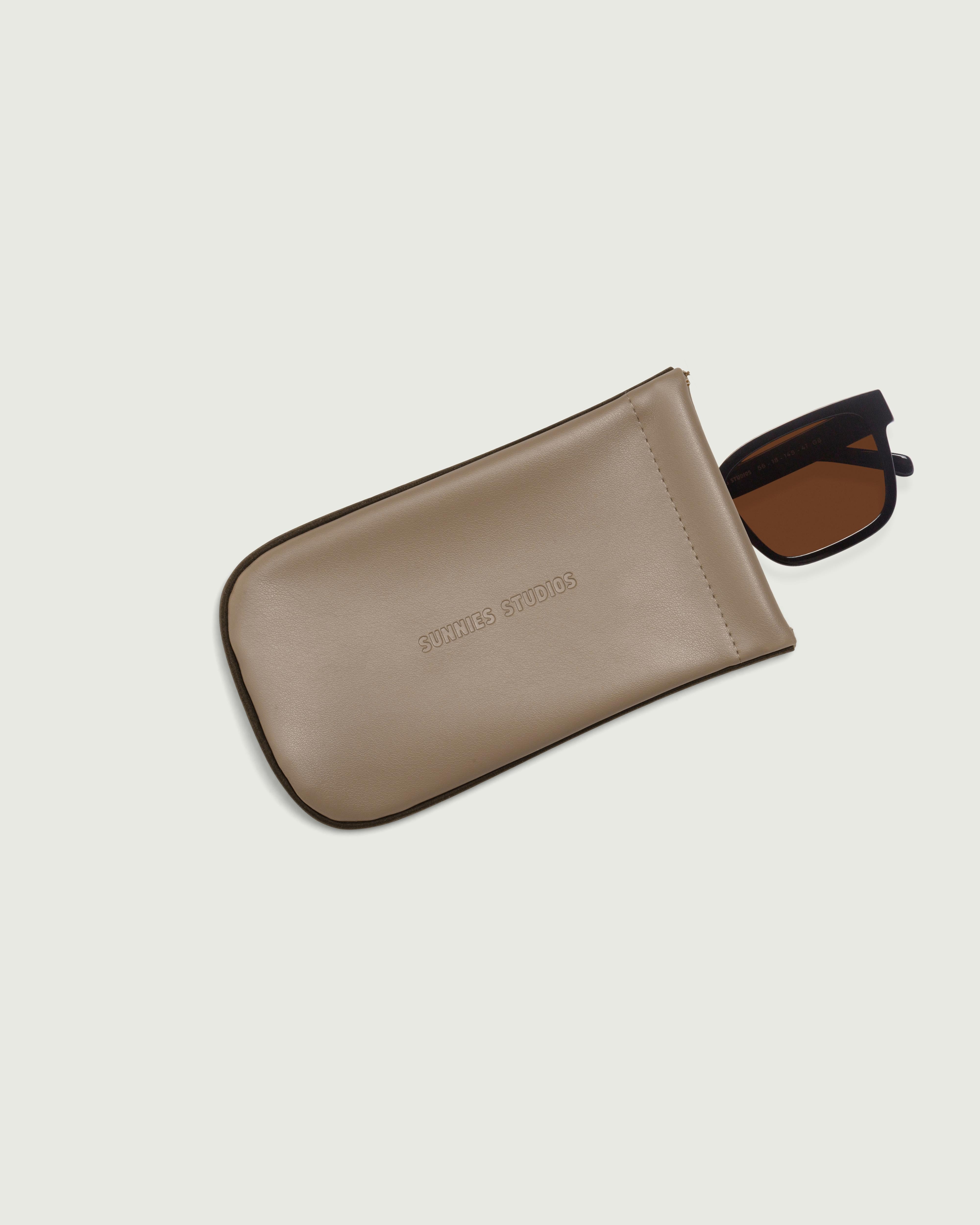 Two Tone Sac Eyewear case brown