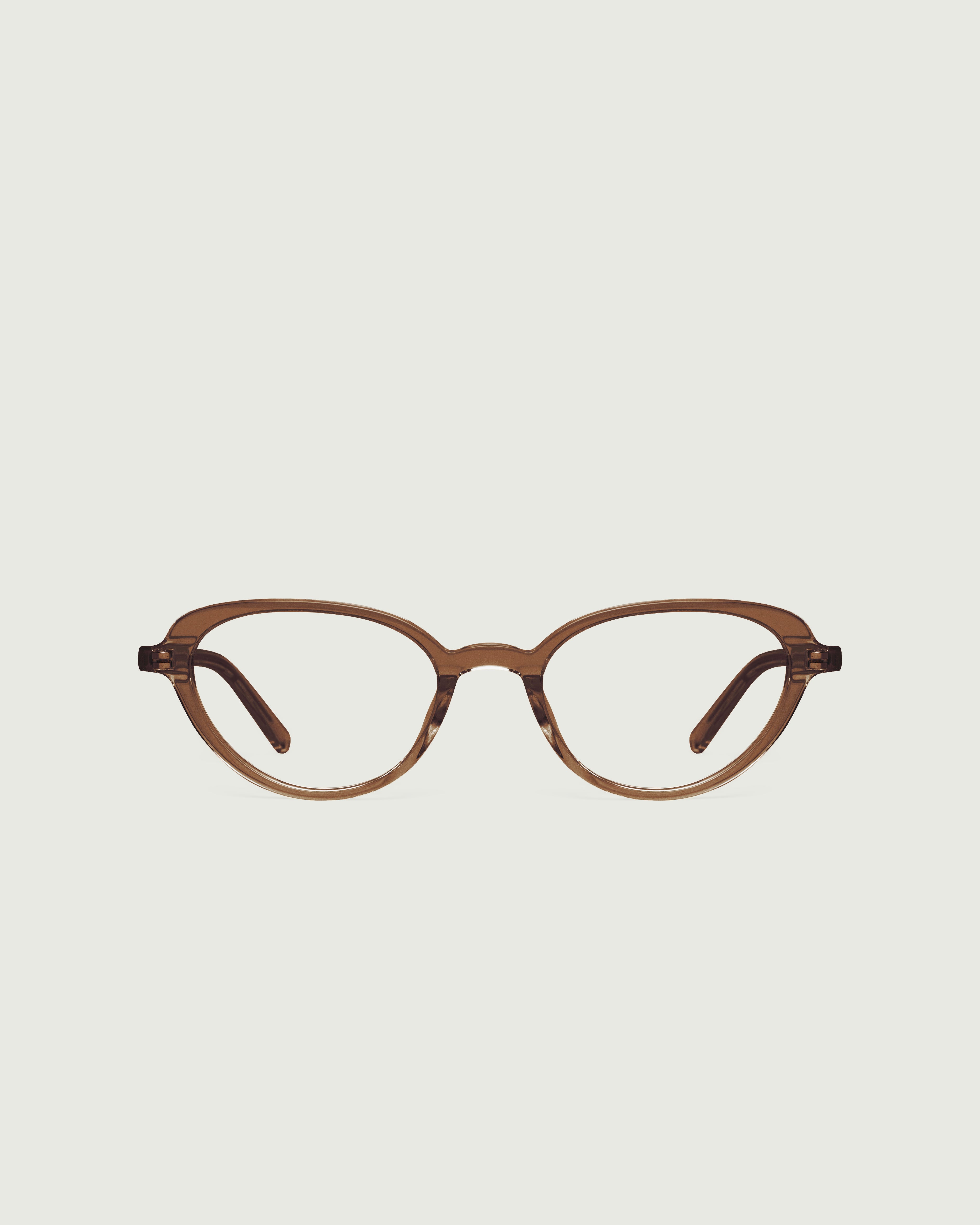 Nutmeg::Tippy Eyeglasses cateye brown acetate front