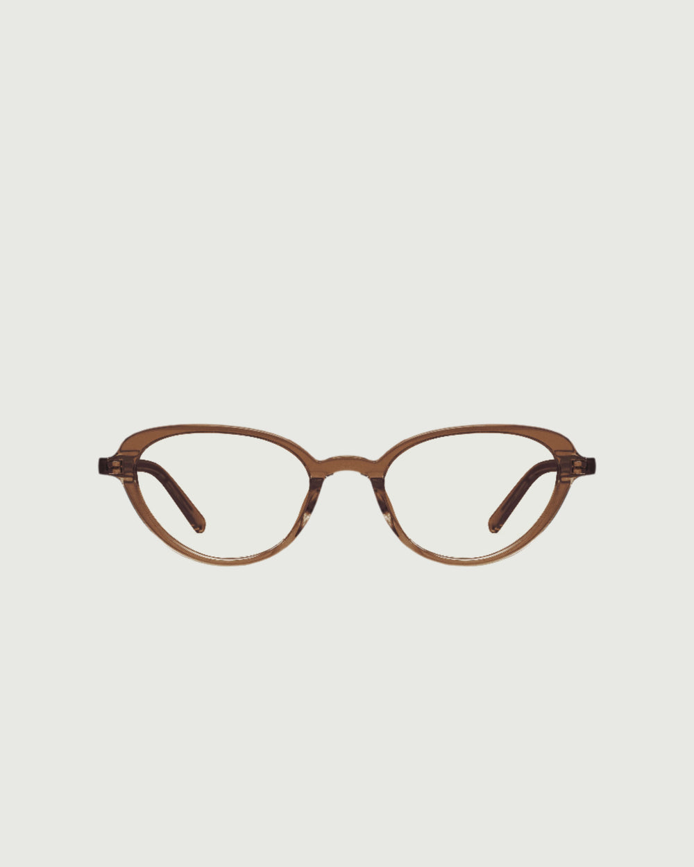Nutmeg::Tippy Eyeglasses cateye brown acetate front