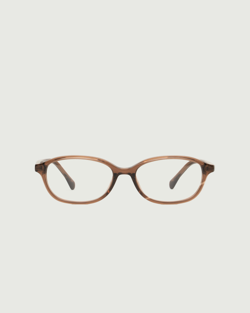 Nutmeg::Marcie Eyeglasses rectangle Brown acetate front