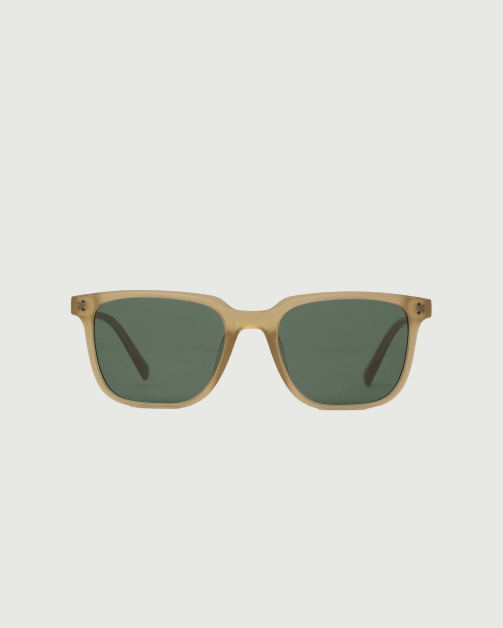 Oak::Harry Sunglasses square Brown recycled polyester front