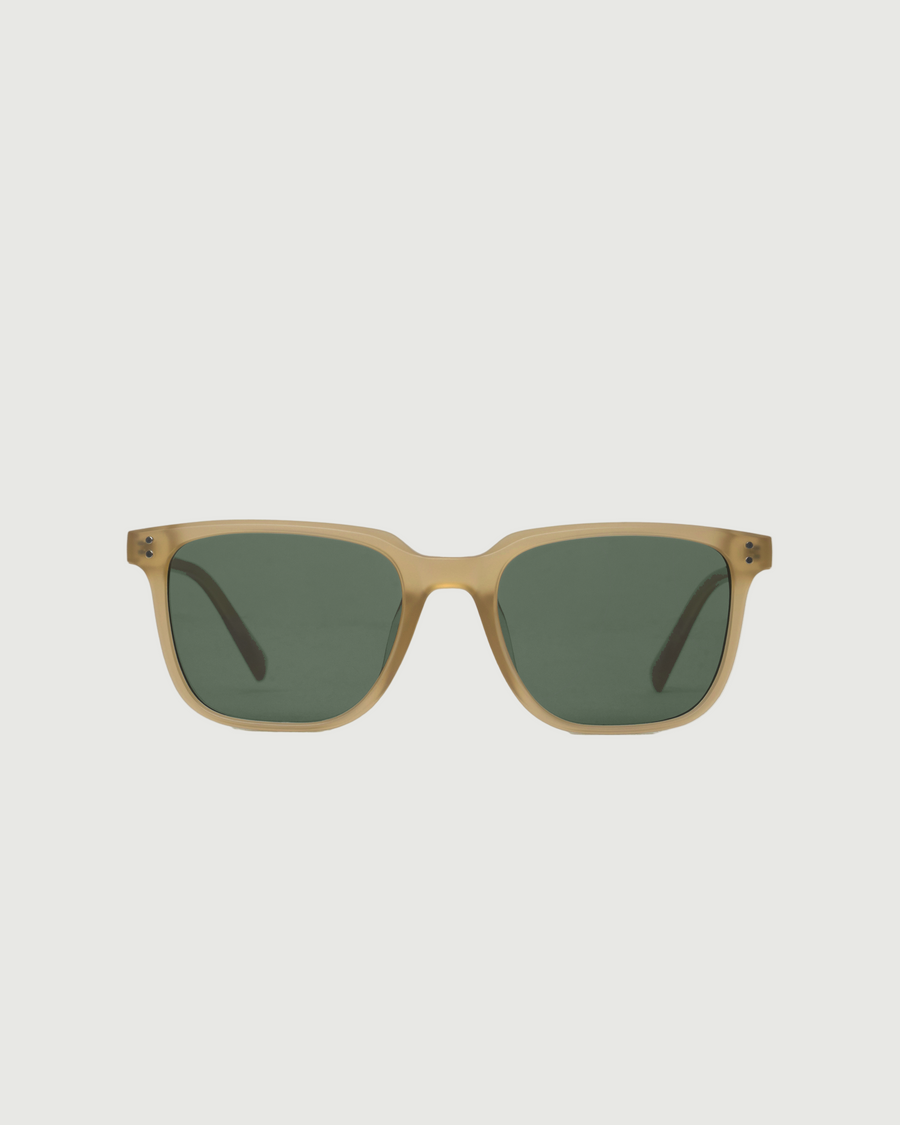 Harry Sunglasses square Brown recycled polyester front