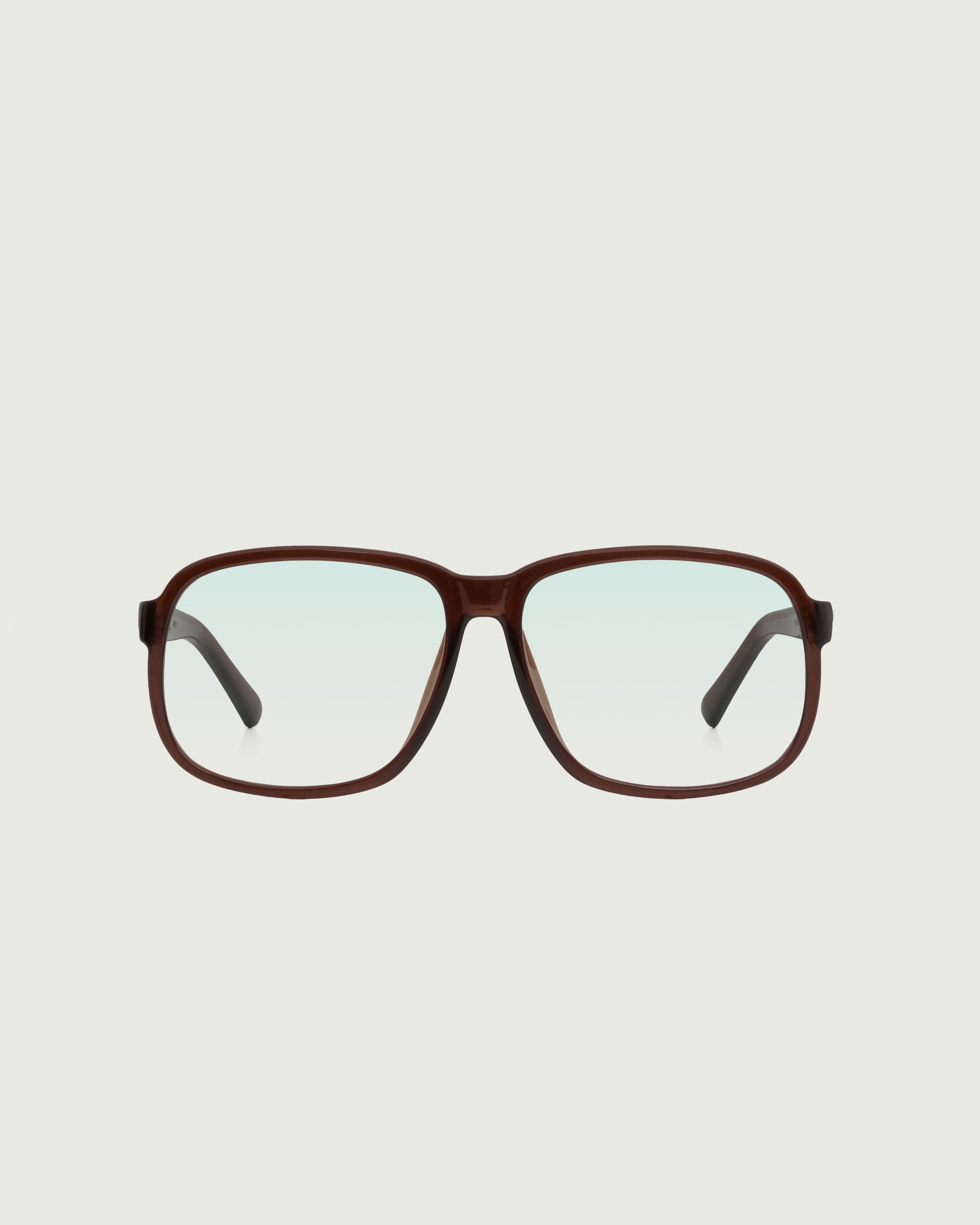 Cacao::Parton Anti-Radiation Glasses square brown recycled polyester front