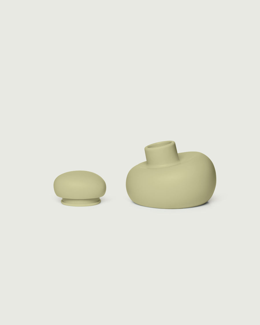 Bubble Cap  green  front diagonal