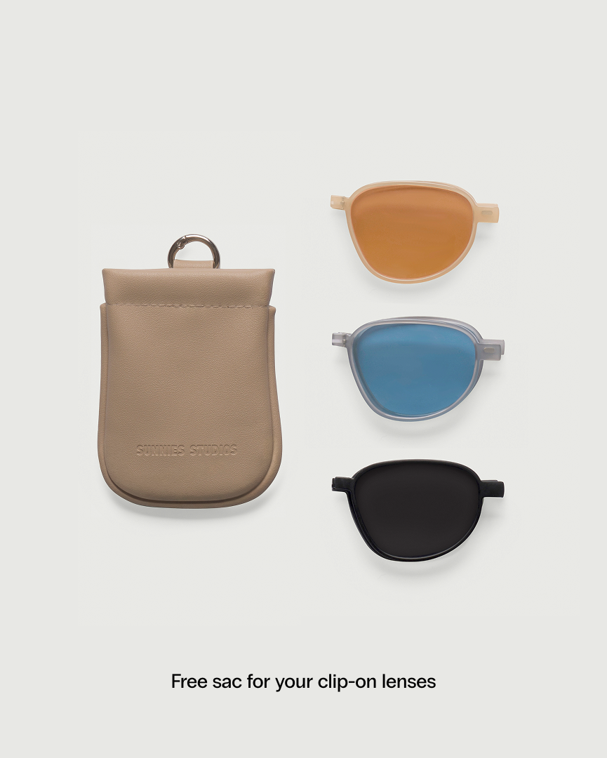 Penn Clip-Ons pilot Black metal lenses