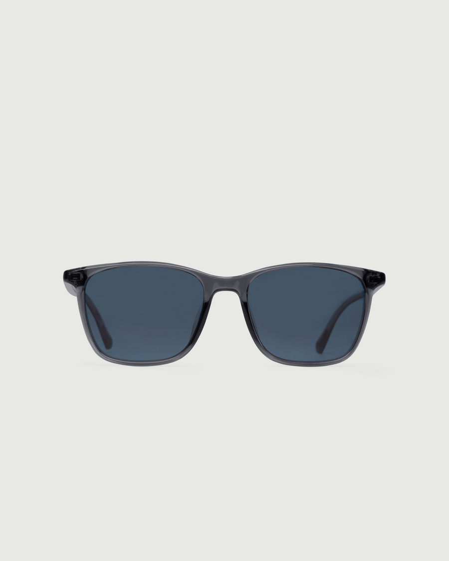 Roy Sunglasses square blue recycled polyester front