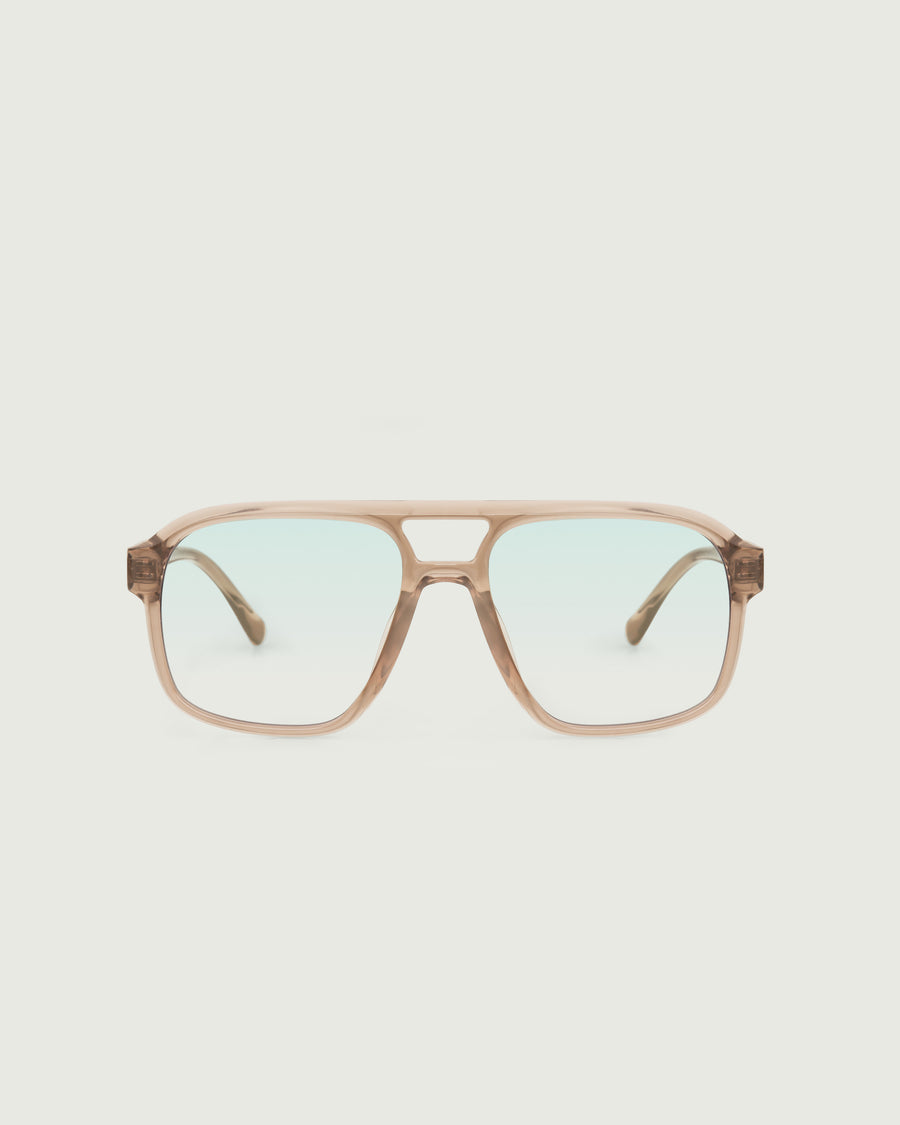 Redford Anti-Radiation Glasses pilot BROWN recycled polyester front