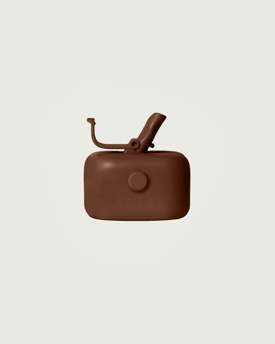 Sunnies Flask  robo cap brown front