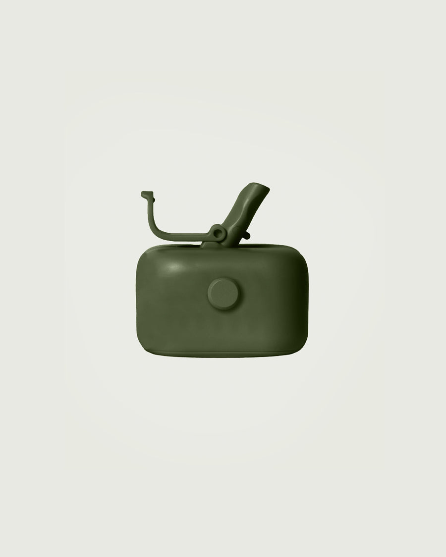 Sunnies Flask  robo cap green front