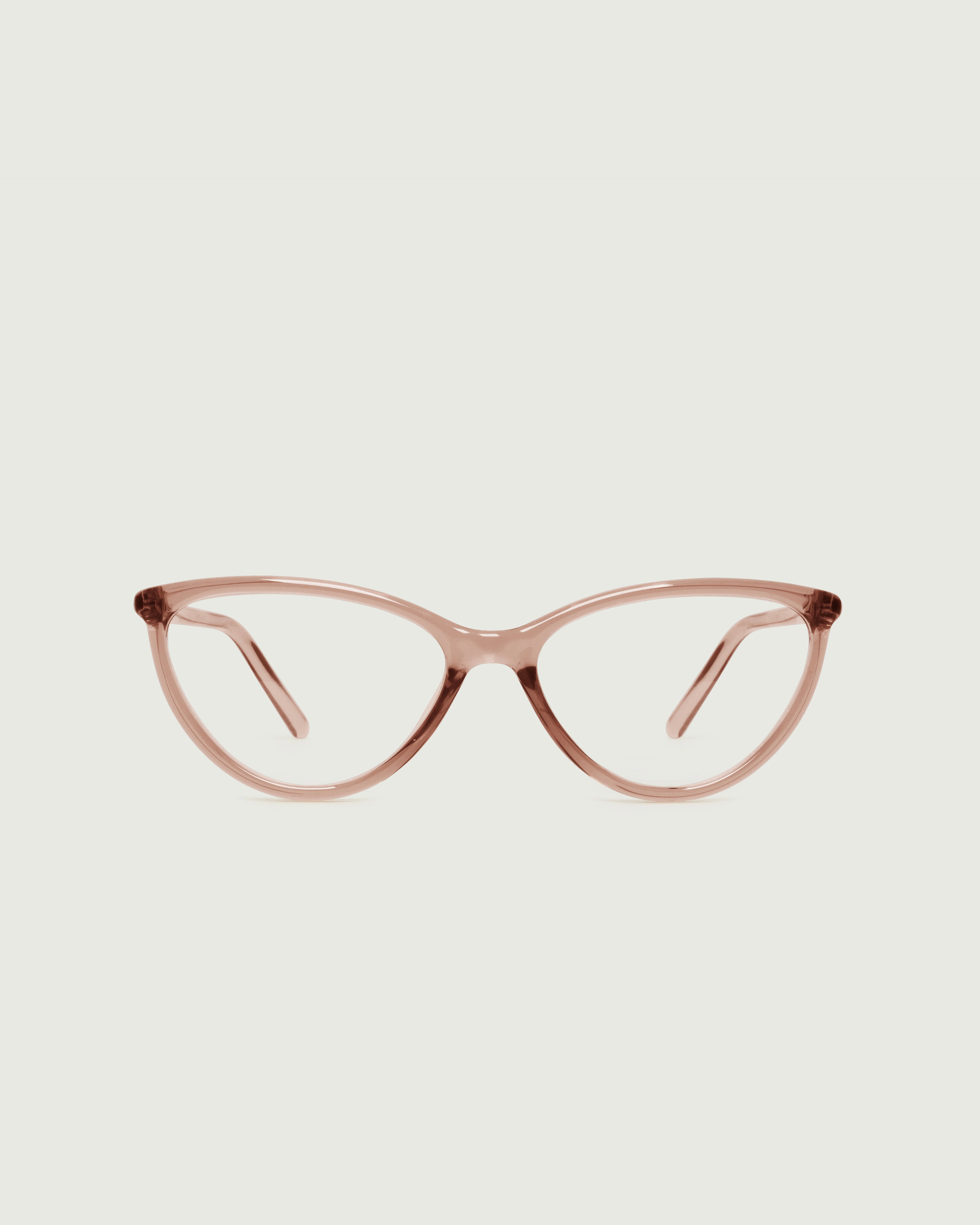 Rose Taupe::Fran Eyeglasses cateye Pink recycled polyester front