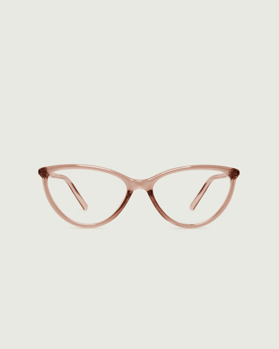 Fran Eyeglasses cateye Pink recycled polyester front