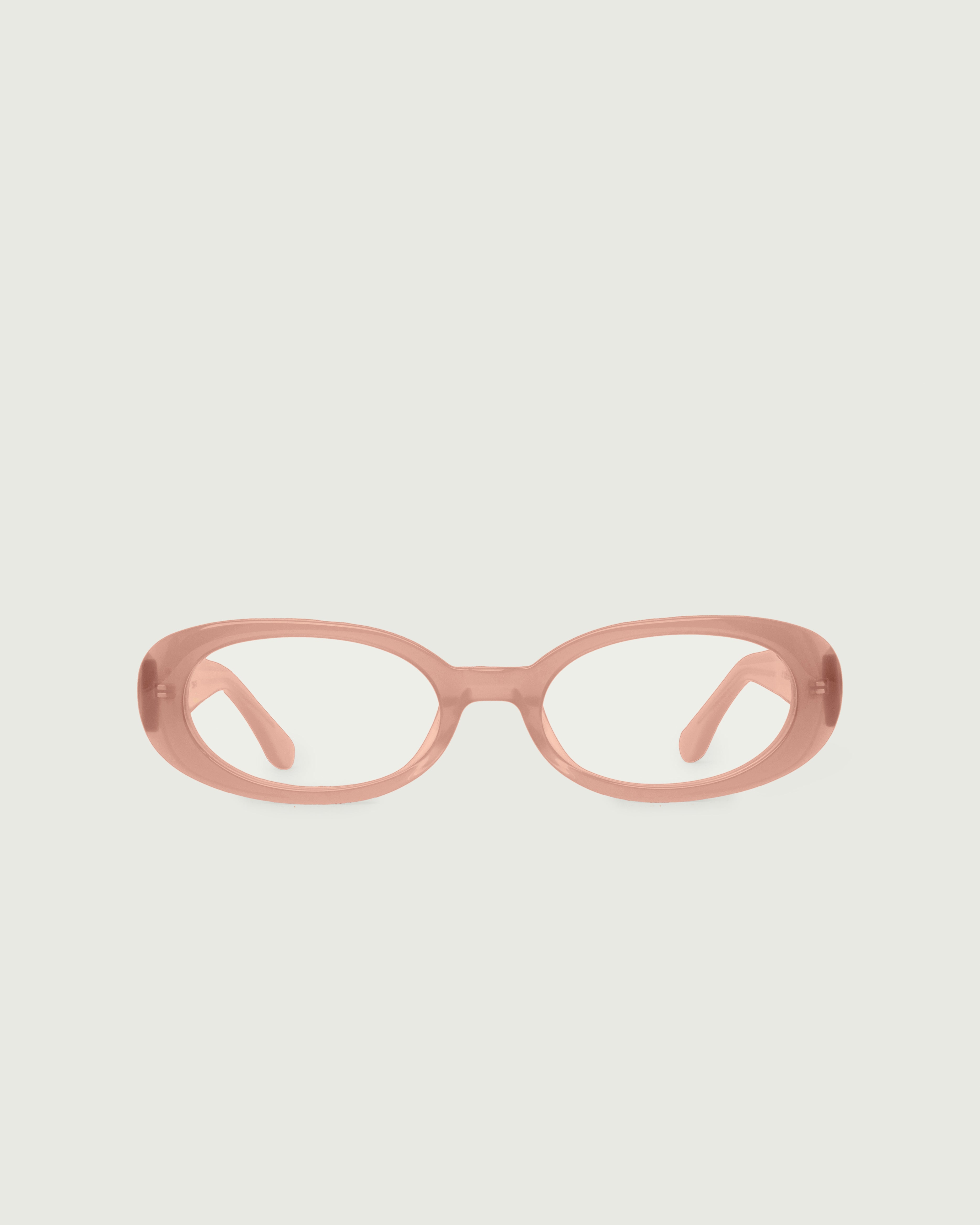 Rosewater::Devon Eyeglasses round pink acetate front