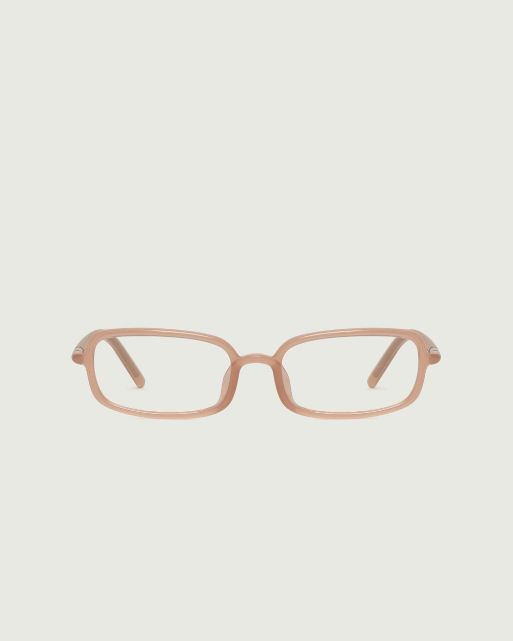 Rosewater::Oliver Eyeglasses rectangle Pink castor seed front