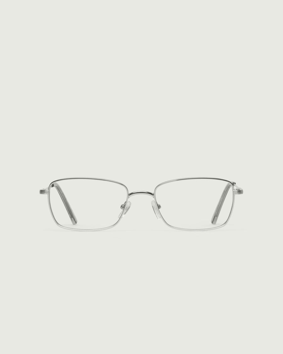 Austin Eyeglasses rectangle Gray metal front