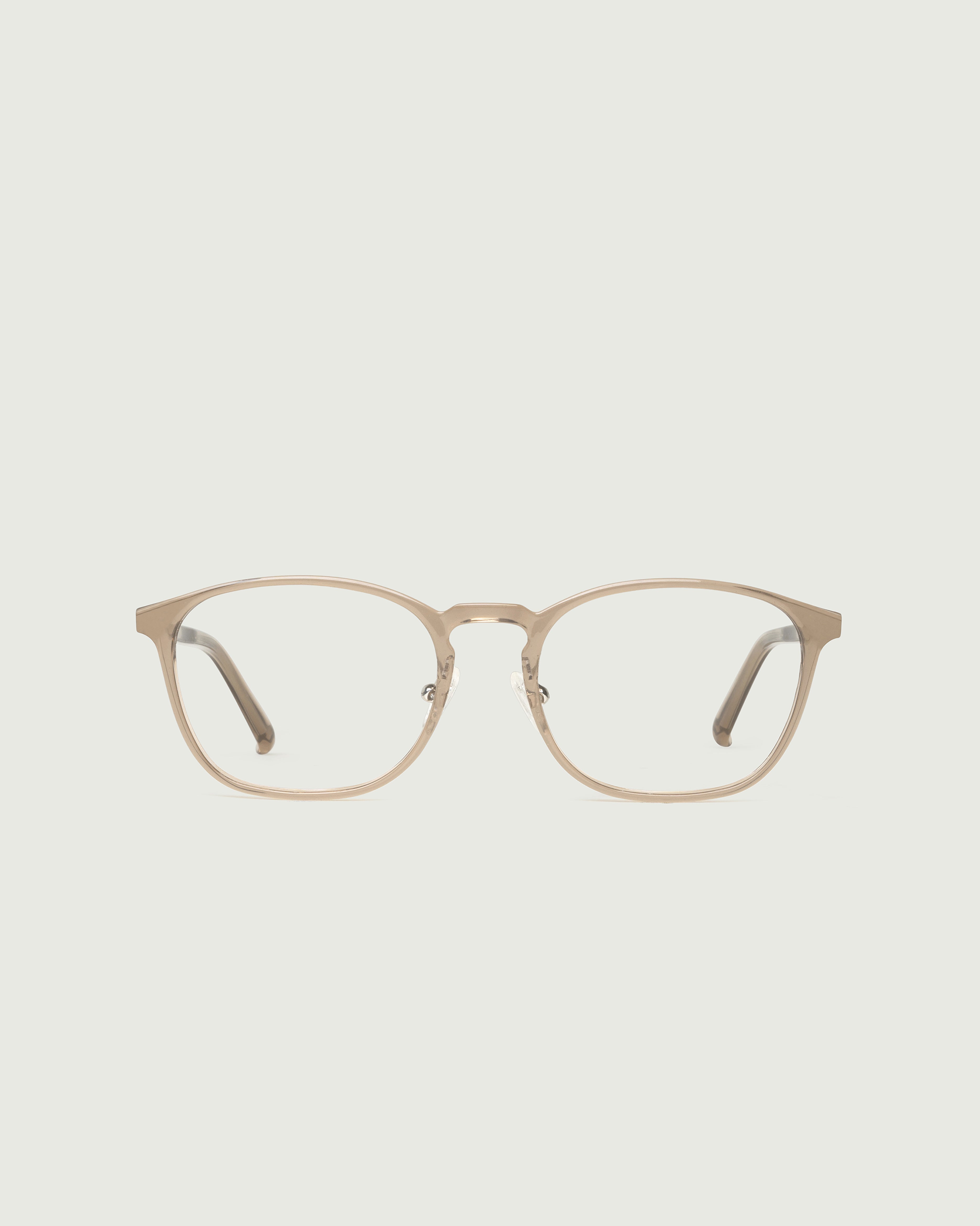 Sesame::Columbus Wide Eyeglasses square brown plant-based front