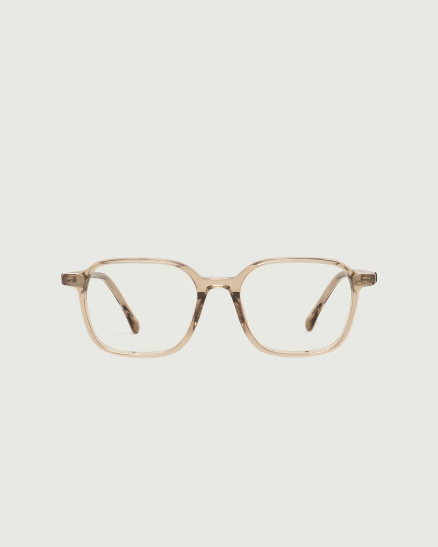 Kent Eyeglasses square Brown acetate front
