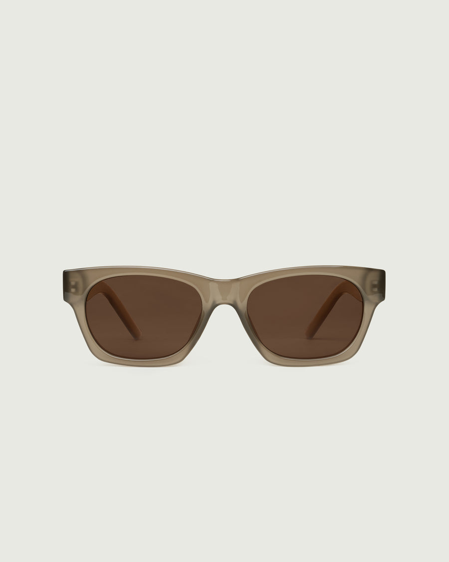 Wolf Sunglasses rectangle gray recycled polyester front