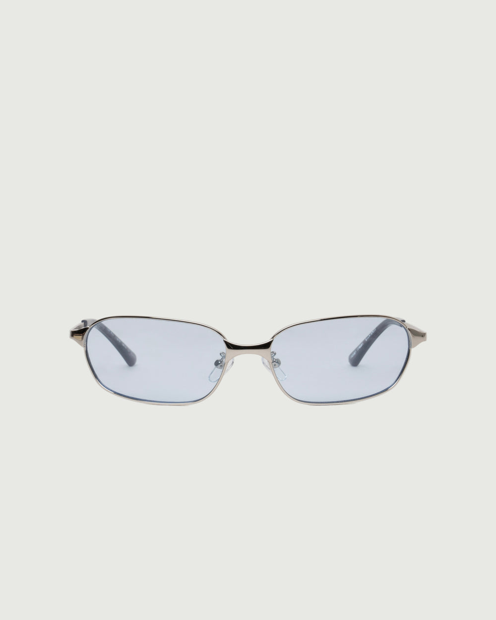 Silver Frost::Aspen Sunglasses rectangle Gray metal front