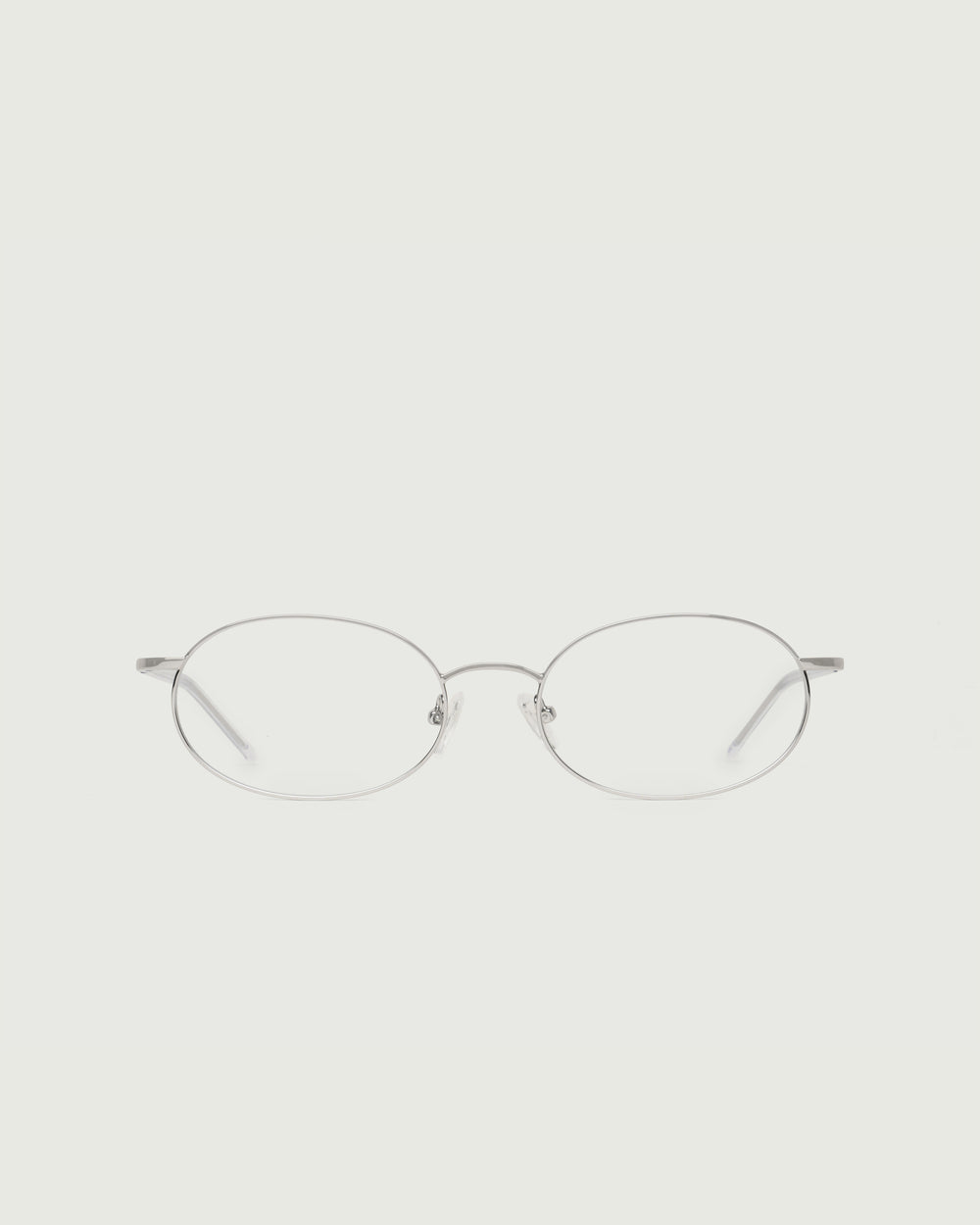 Silver::Enid Eyeglasses pilot gray metal front