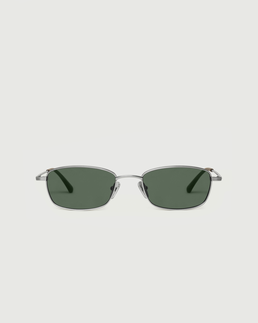 Smith Sunglasses rectangle Silver metal front