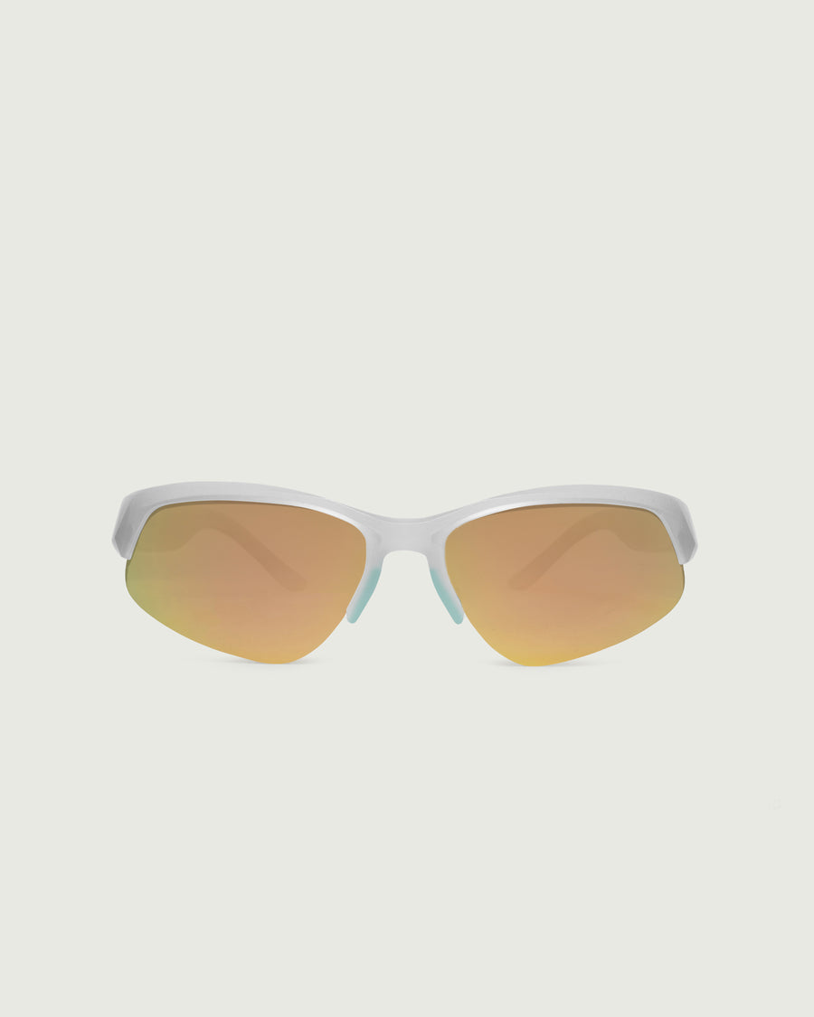 Simone Sunglasses Cateye Clear recycled polyester front