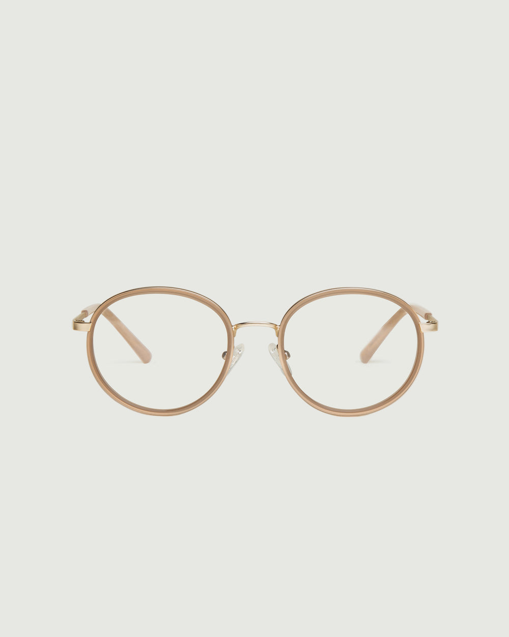 Soybean::Alvaro Eyeglasses round Brown metal front