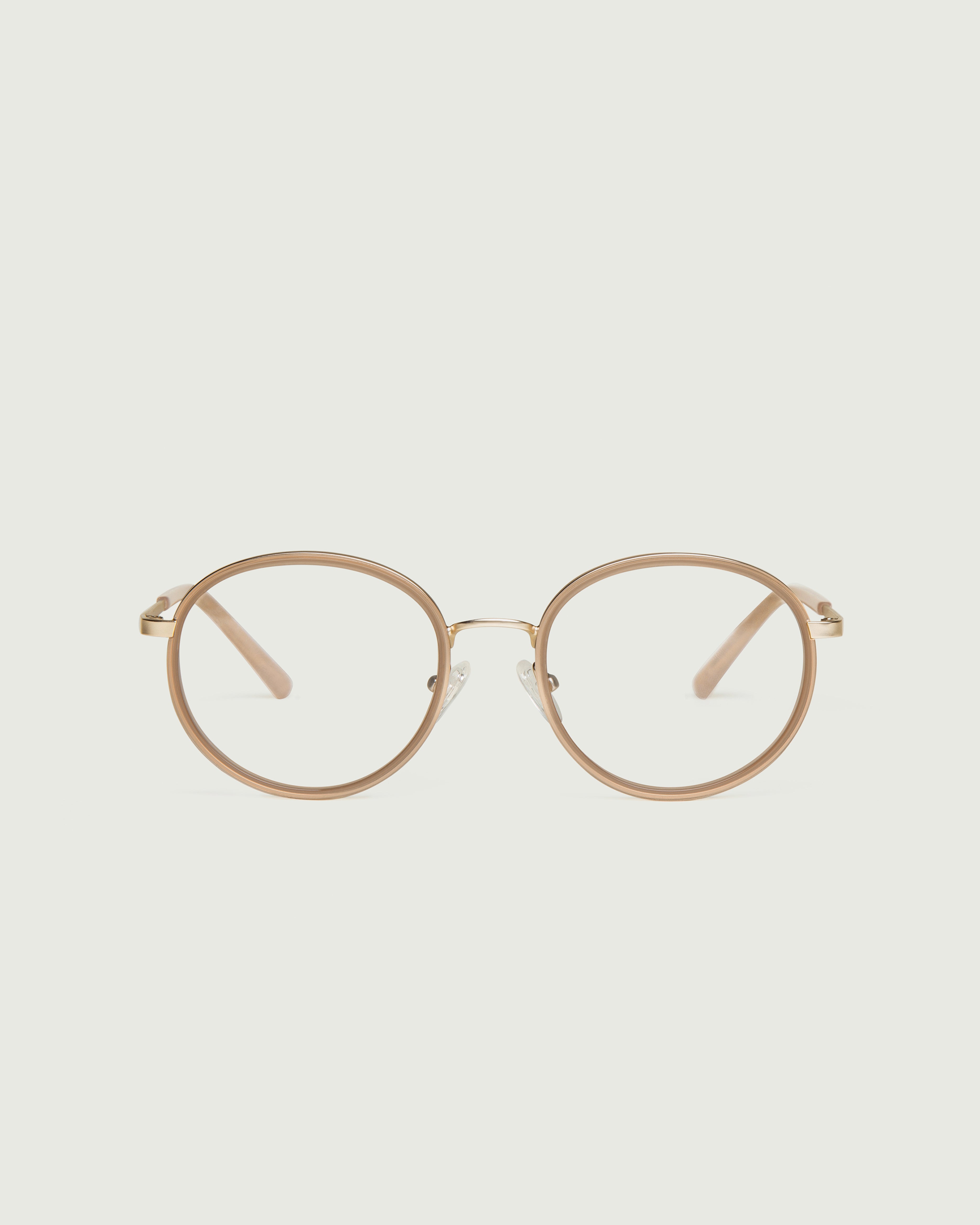 Soybean::Alvaro Eyeglasses round Brown metal front