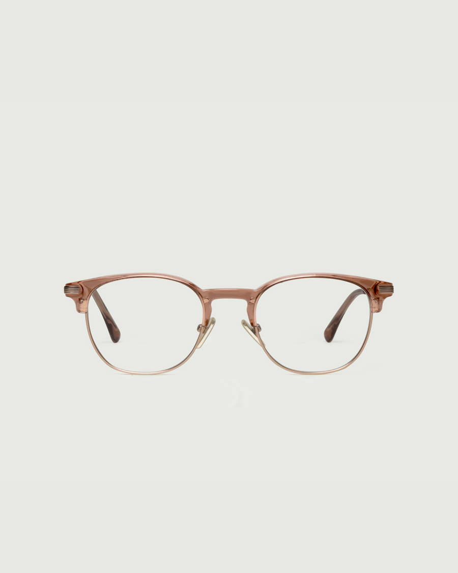 Jules Eyeglasses Round Yellow plant-based plastic front