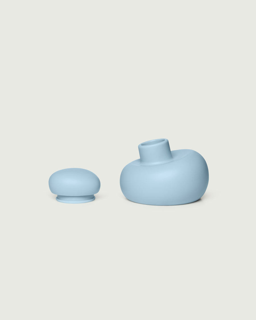 Bubble Cap  blue  front diagonal