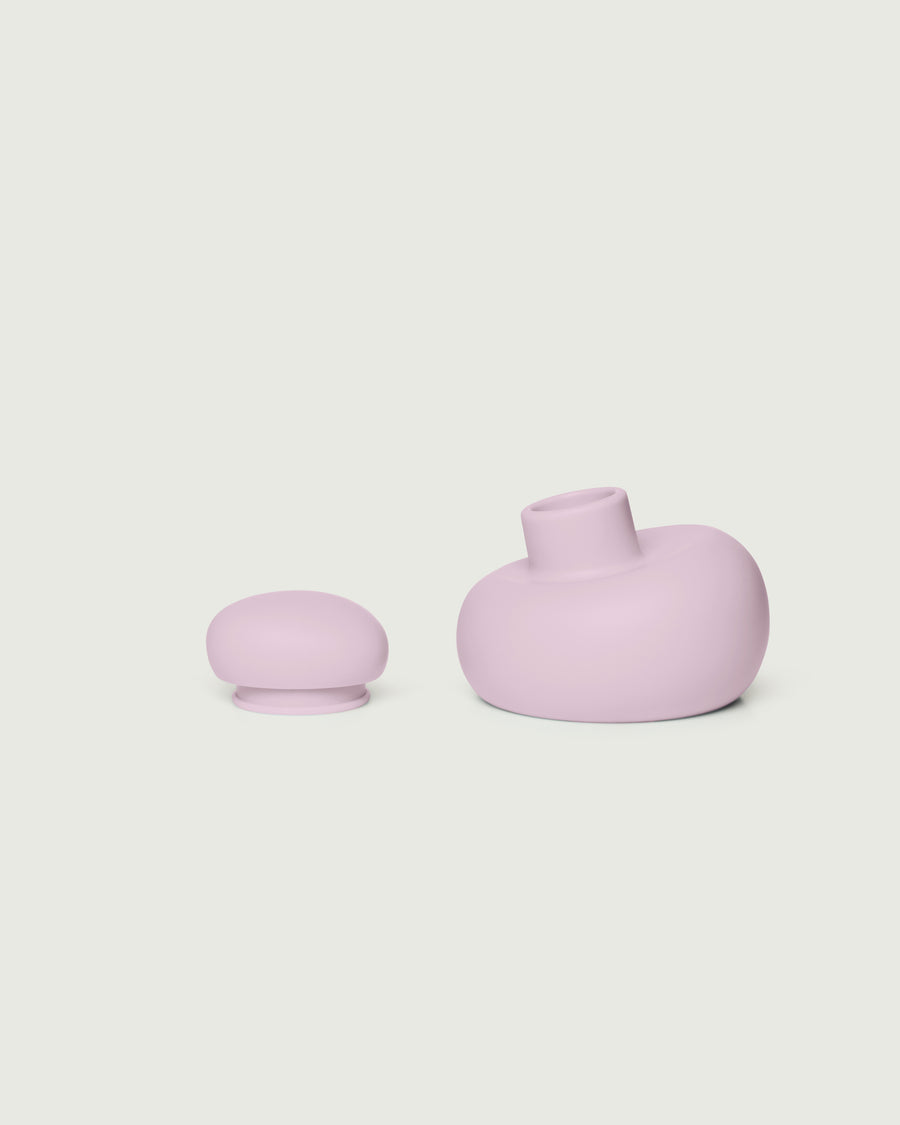 Bubble Cap  pink  front diagonal