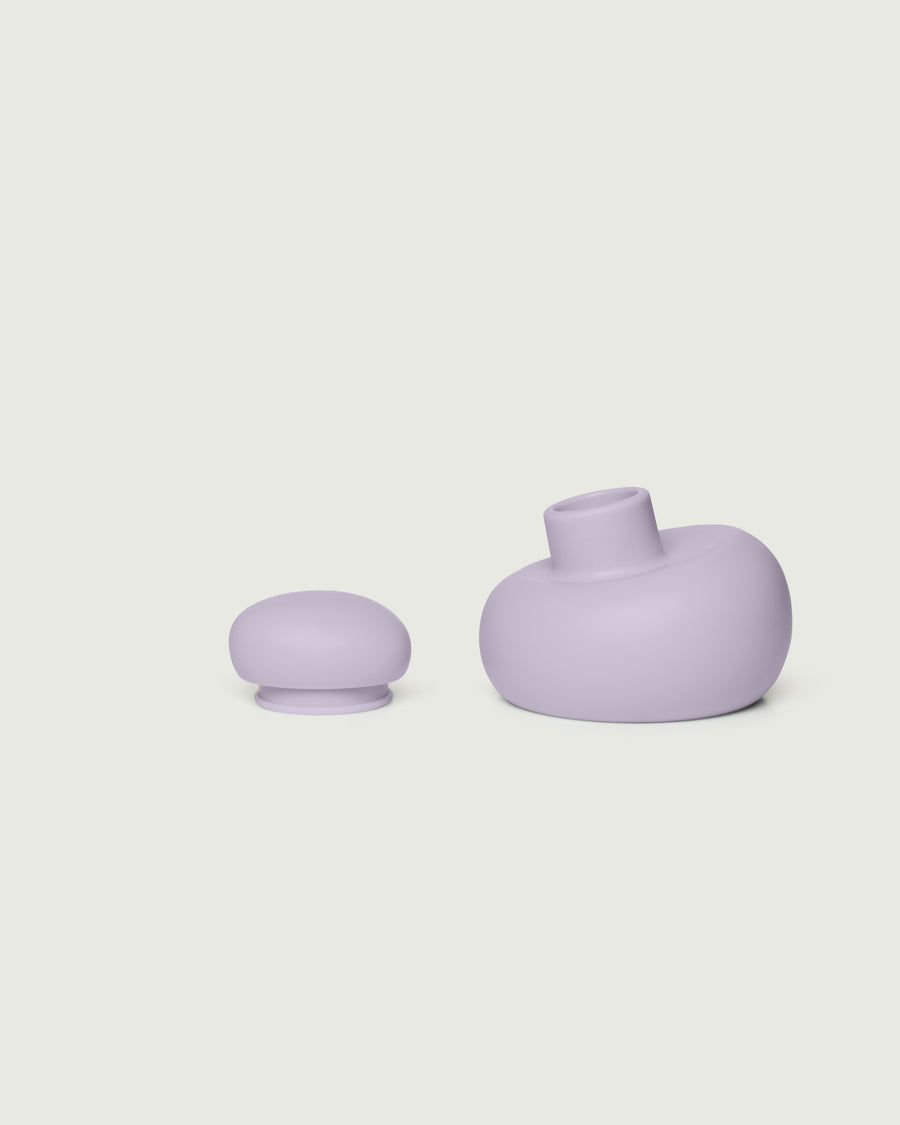 Bubble Cap  purple  front diagonal