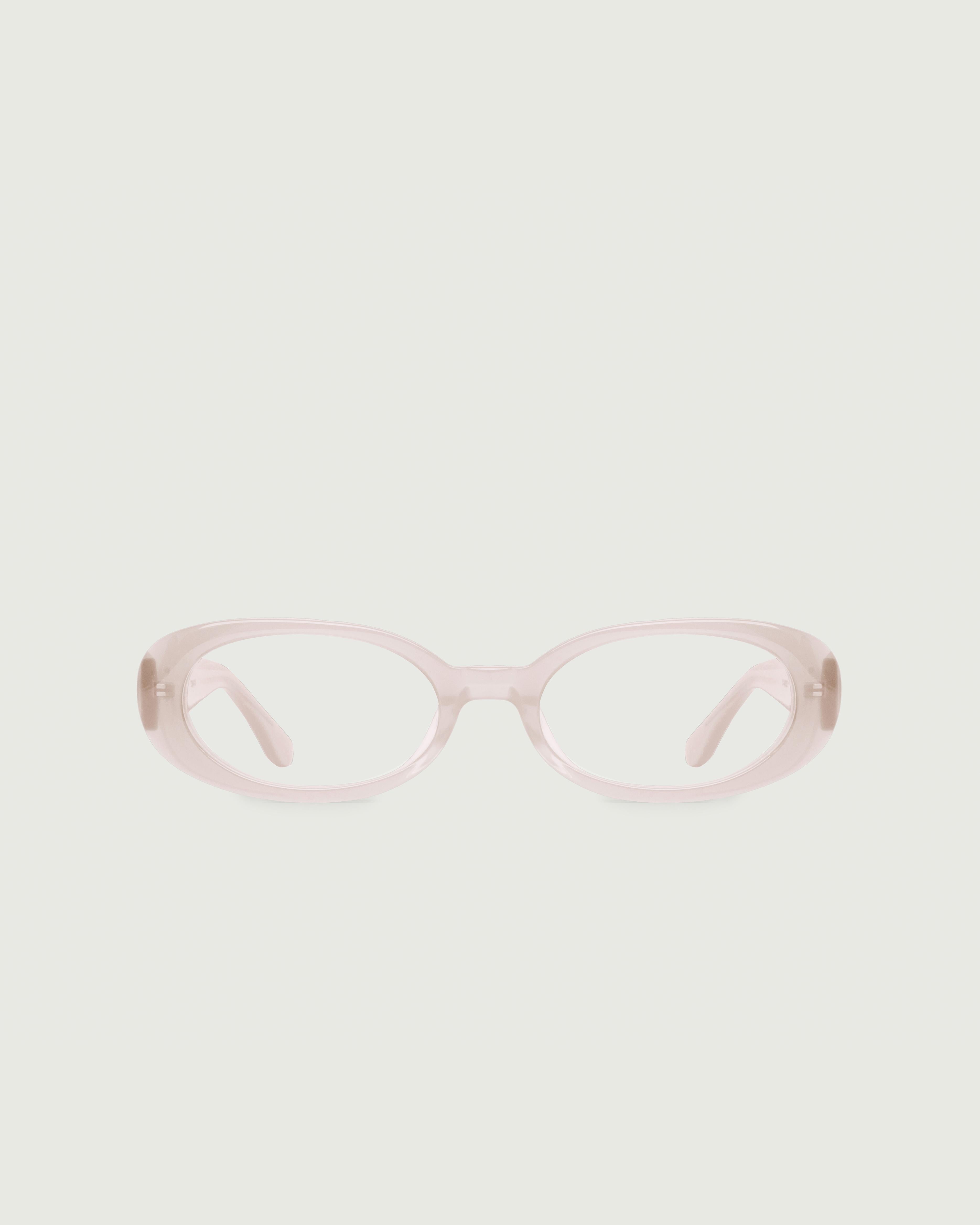 Taffy::Devon Eyeglasses oval pink  acetate front