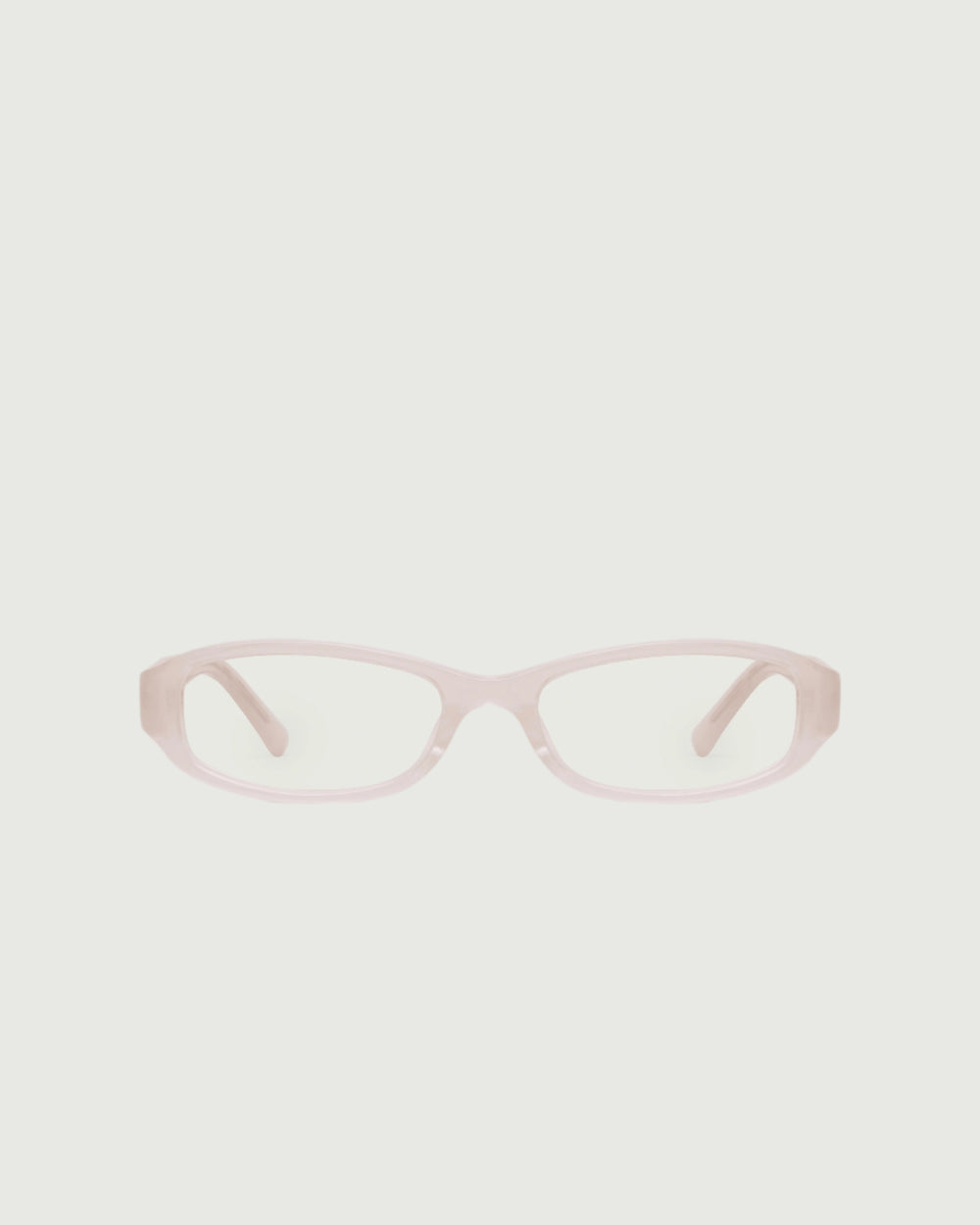 Taffy::Lucy Eyeglasses rectangle pink  acetate front