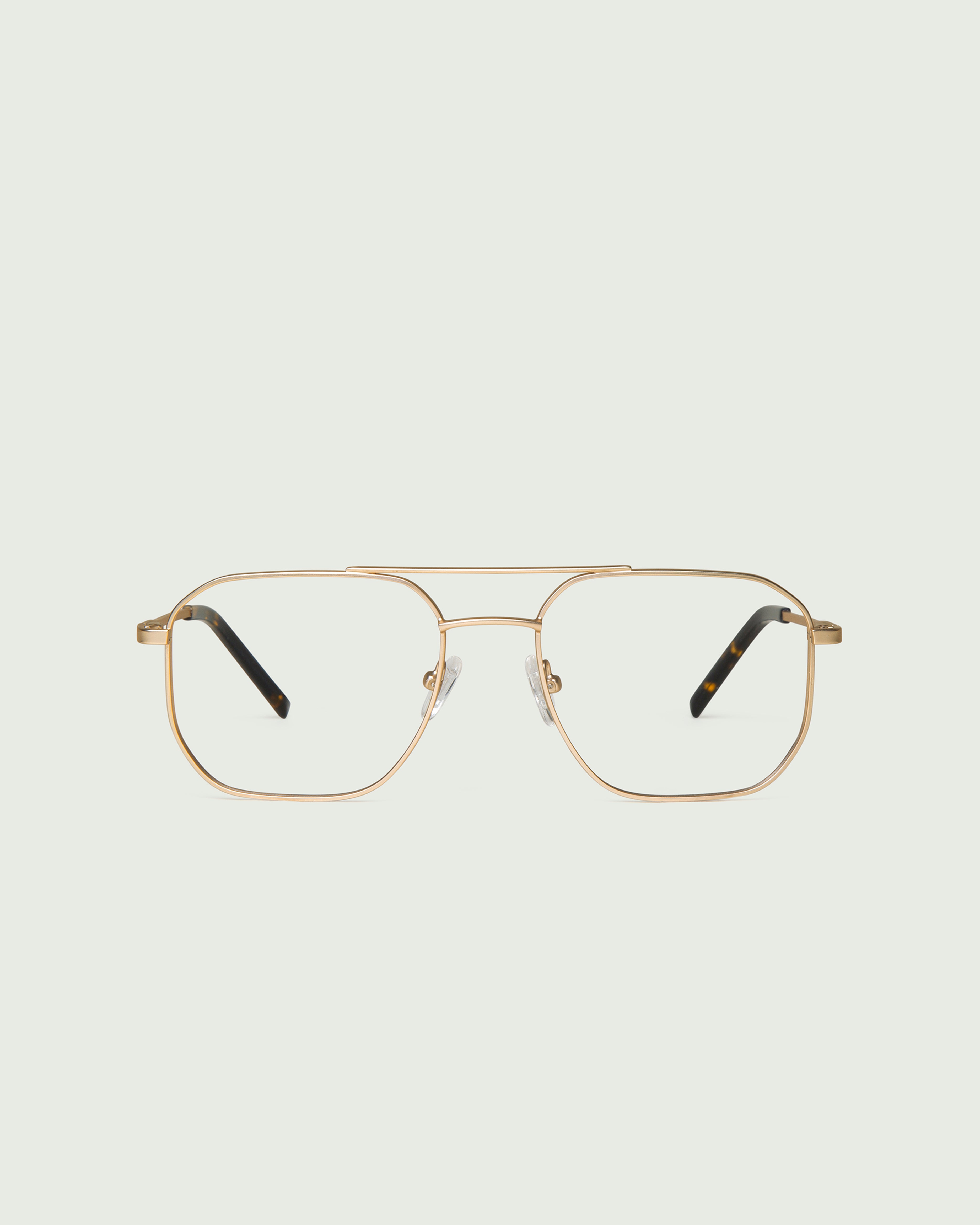 Tinsel::Malcom Anti-Radiation Glasses pilot gold recycled polyester front