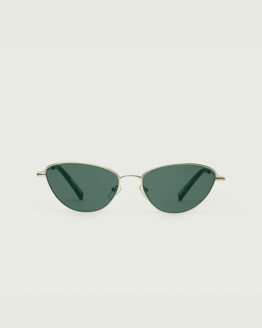 Lou Sunglasses cateye Gold metal front