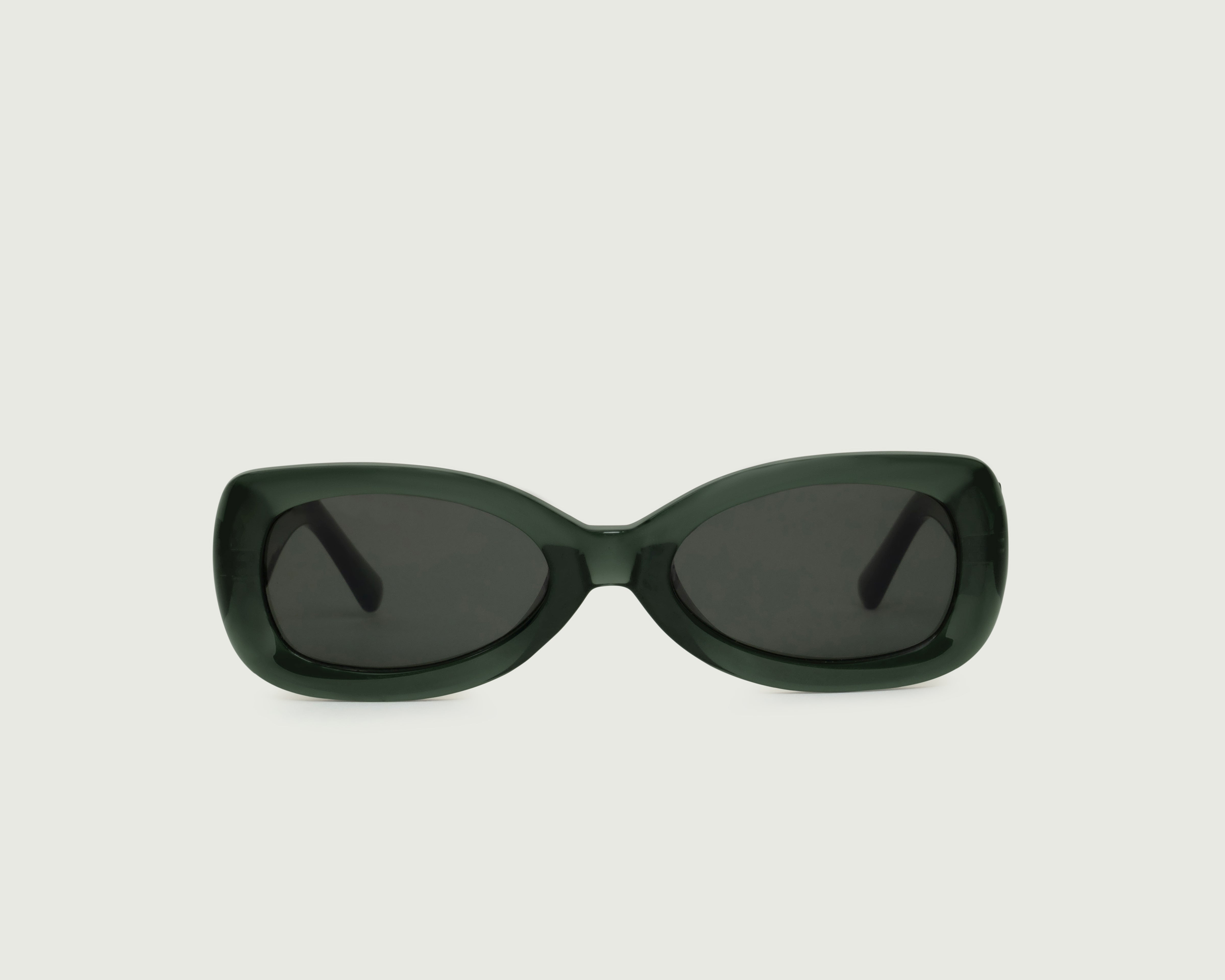 Viper::Reese Sunglasses rectangle green recycled polyester front